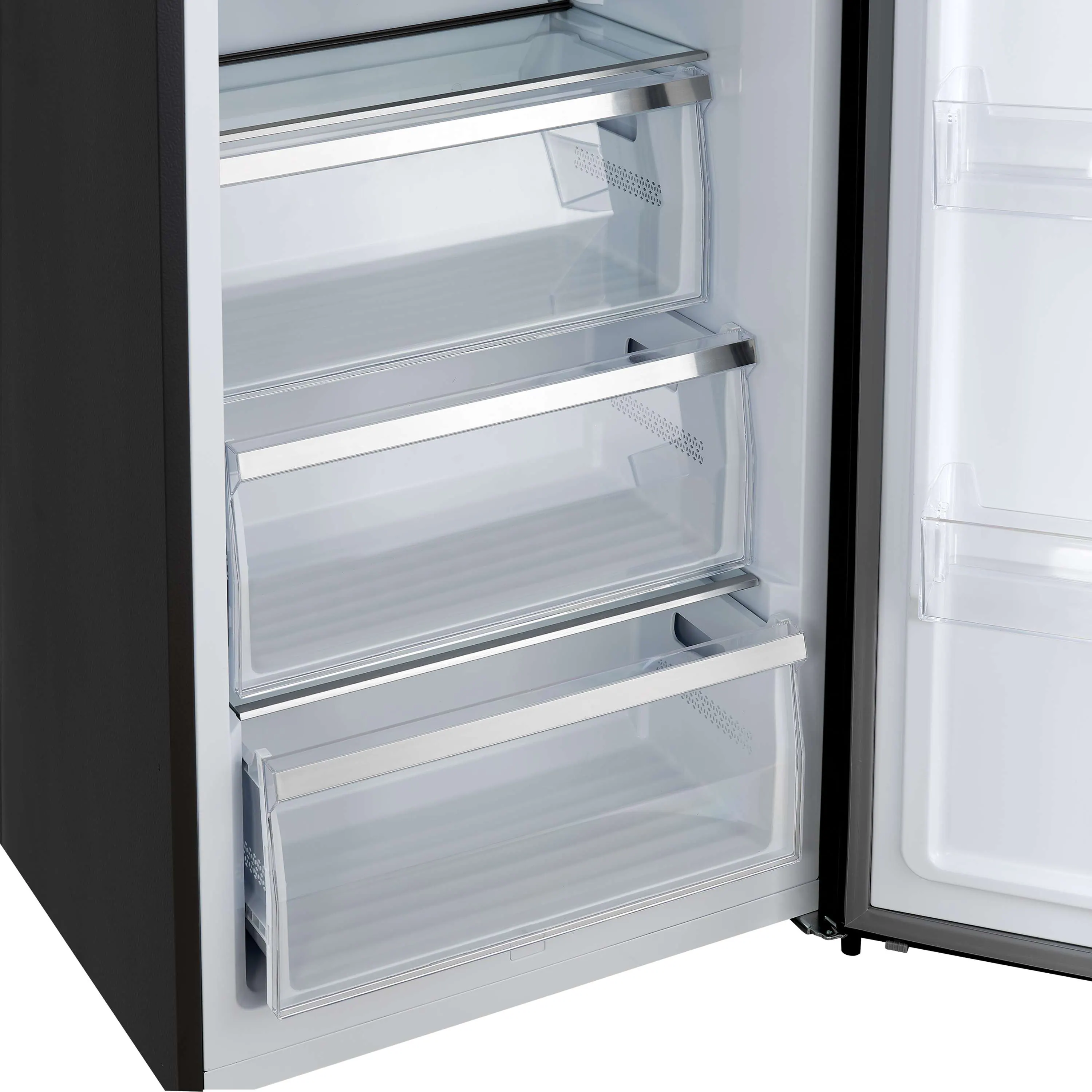 Forno 3-Piece Appliance Package - 48-Inch Dual Fuel Range, 60-Inch Convertible Refrigerator with Modern Trim, and Dishwasher in Black with Antique Brass Handle - Image 25