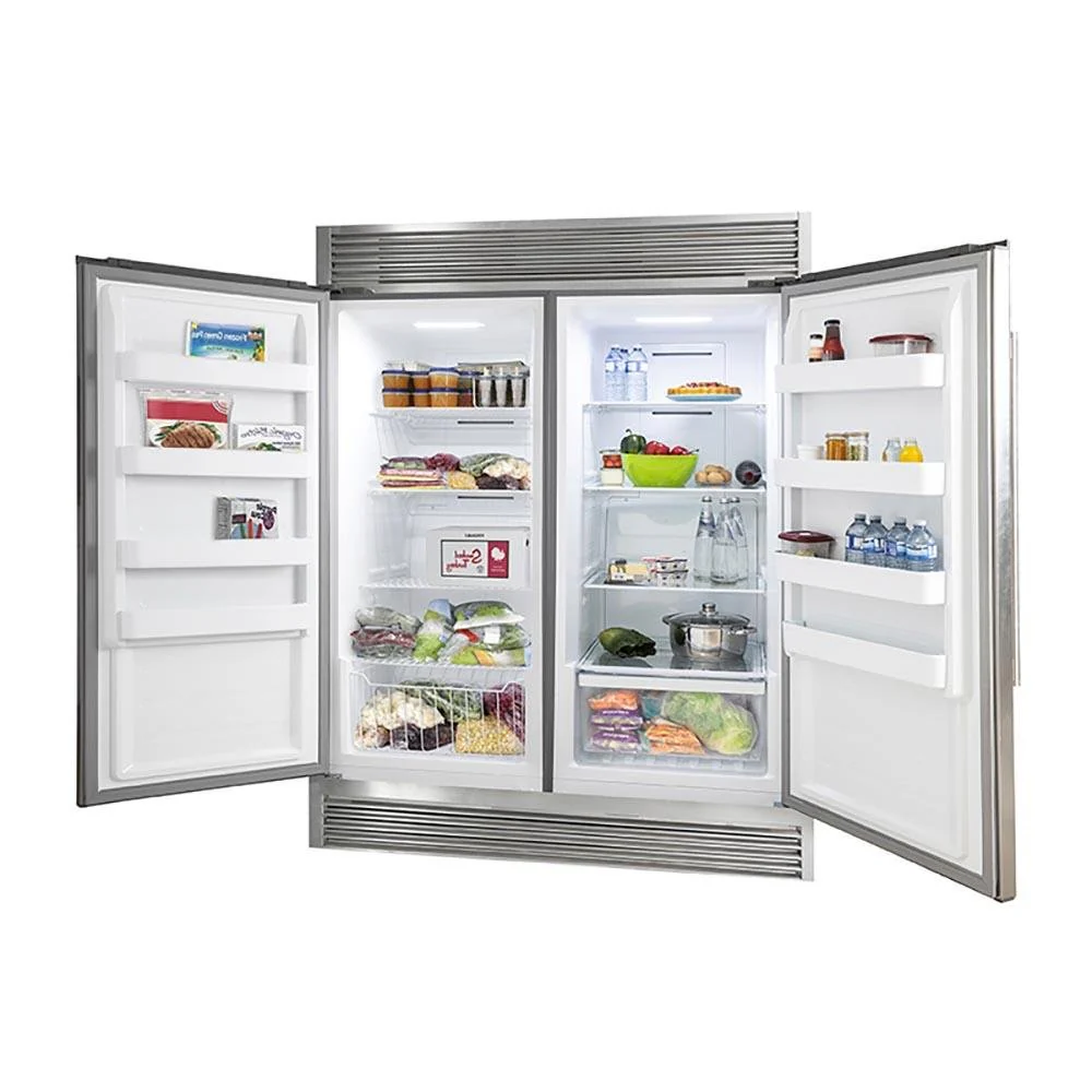 Forno 3-Piece Appliance Package - 30-Inch Dual Fuel Range with Air Fryer, 60-Inch Pro-Style Refrigerator & Wall Mount Hood with Backsplash in Stainless Steel - Image 15
