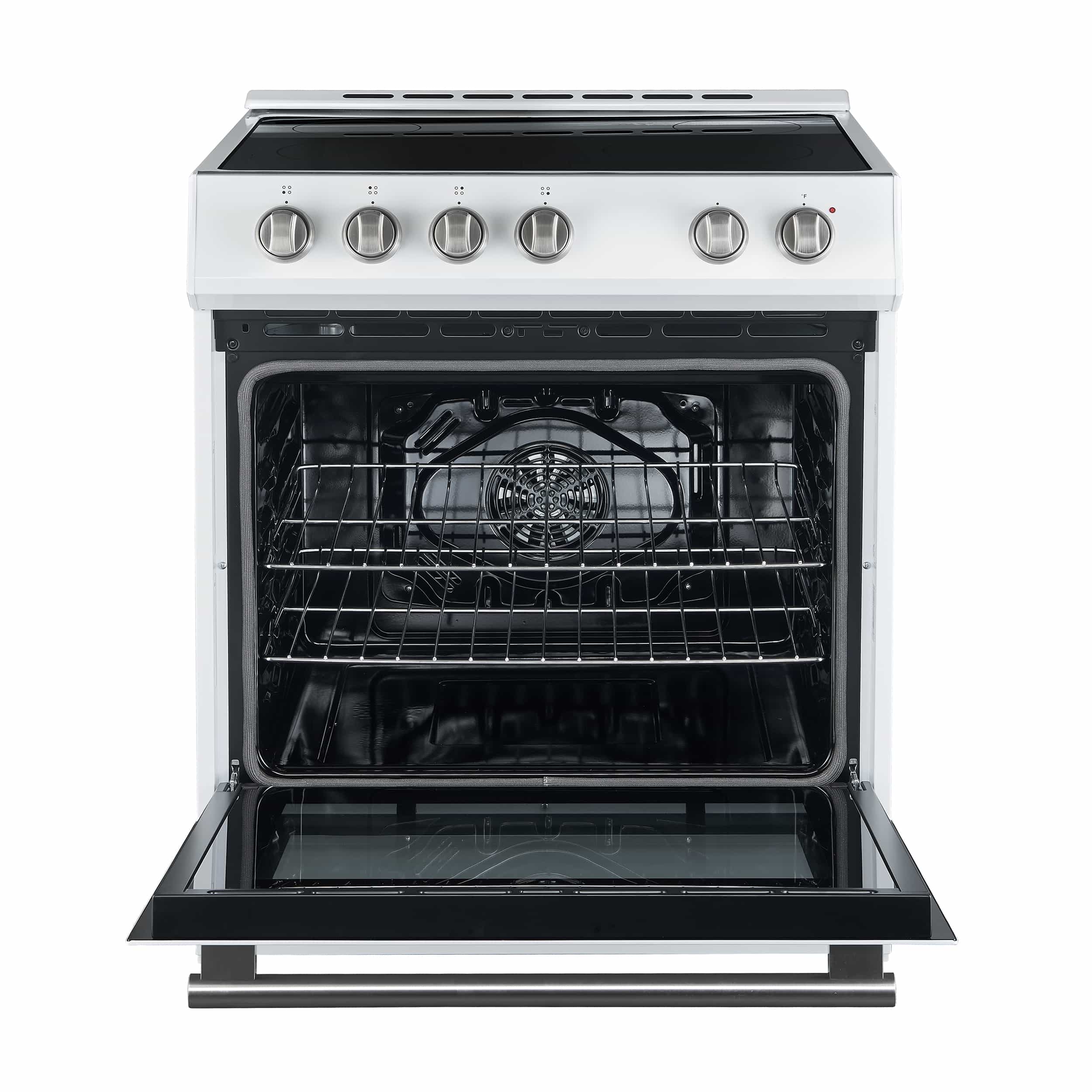 Forno 3-Piece Appliance Package - 30-Inch Leonardo Espresso Electric Range, Refrigerator, & Dishwasher in White with Stainless Steel Handle (FBDL-007-03US) - Image 5