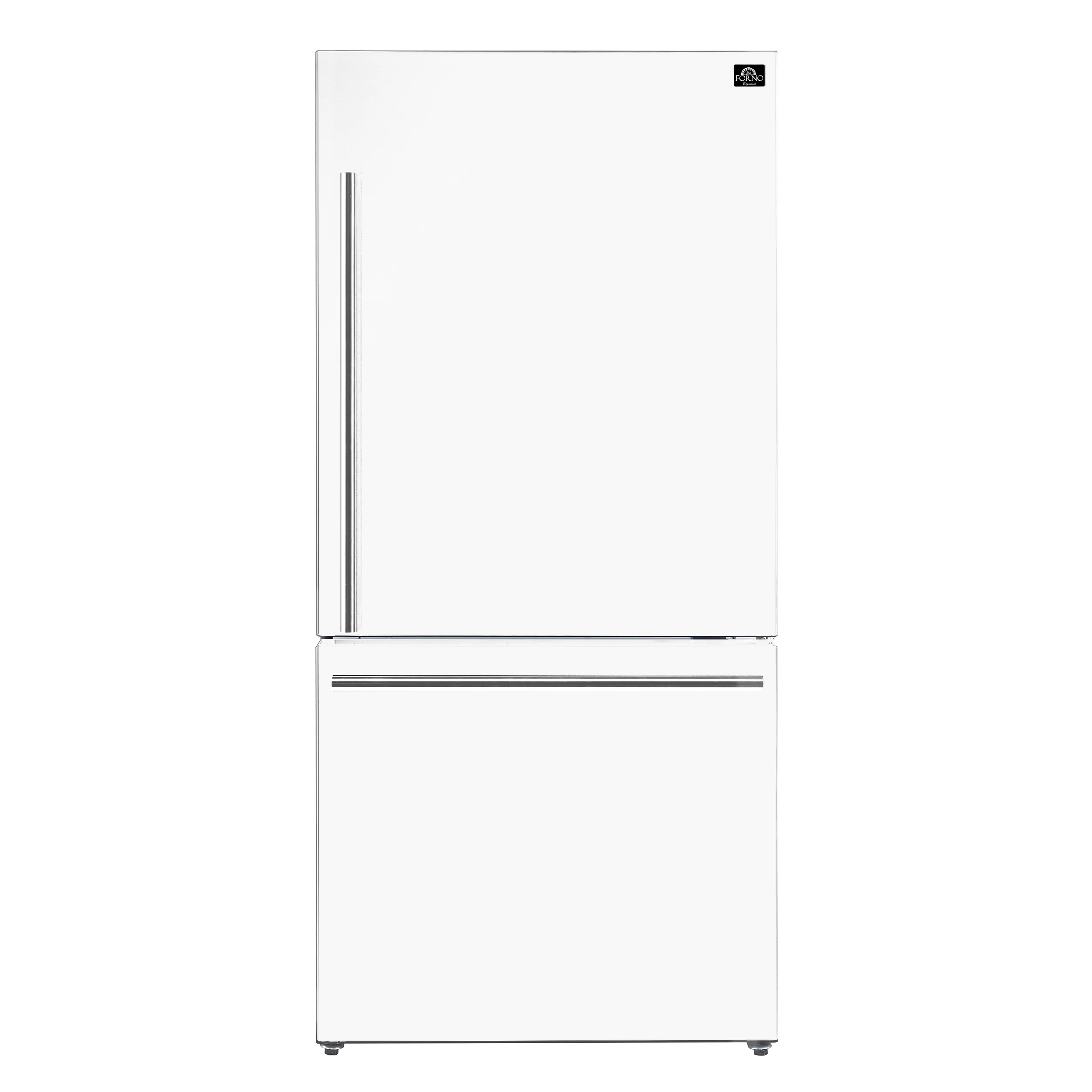 Forno 3-Piece Appliance Package - 30-Inch Leonardo Espresso Electric Range, Refrigerator, & Dishwasher in White with Stainless Steel Handle (FBDL-007-03US) - Image 9