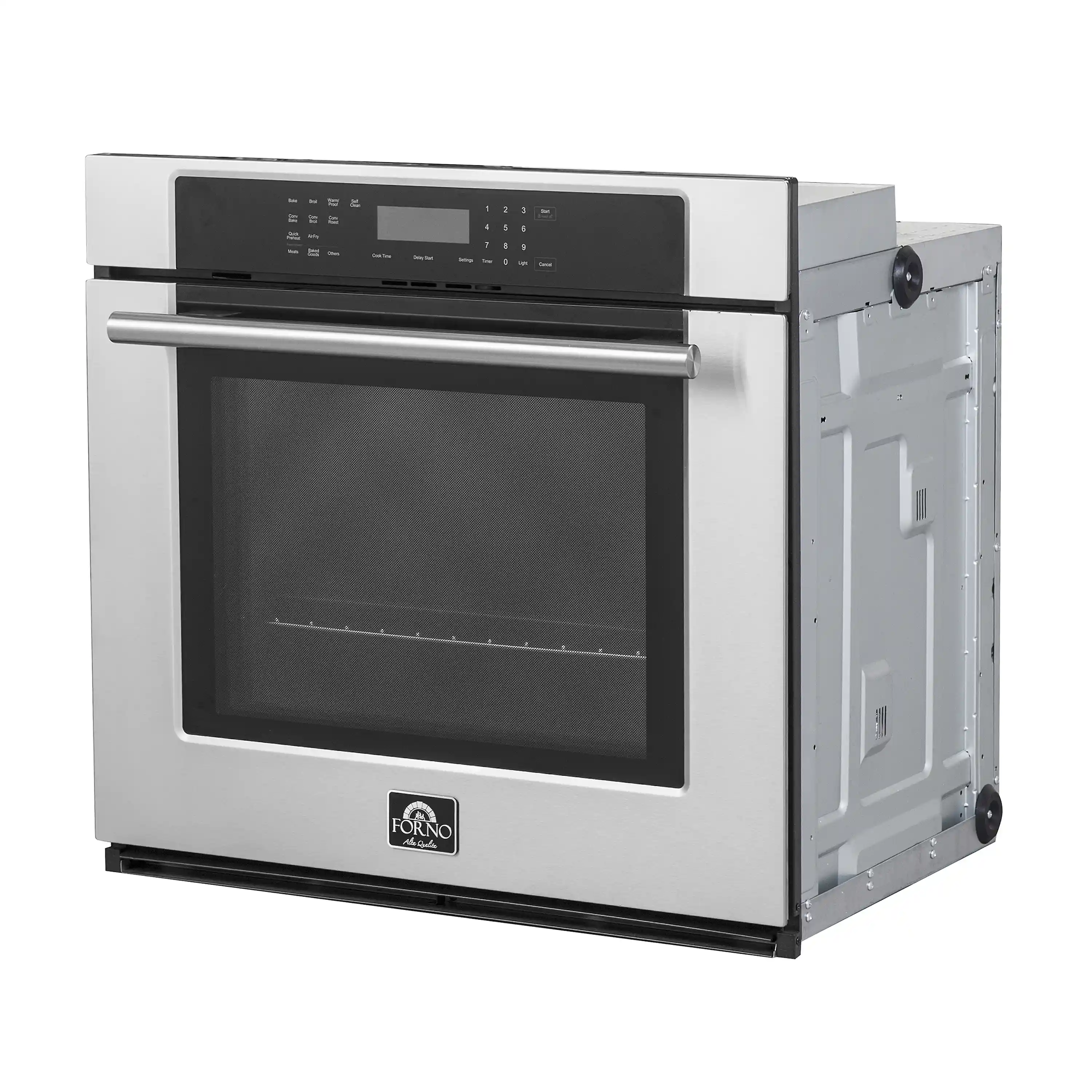 Forno 3-Piece Appliance Package - 36-Inch Lseo Gas Rangetop, Wall Oven & Microwave Oven in Stainless Steel - Image 17