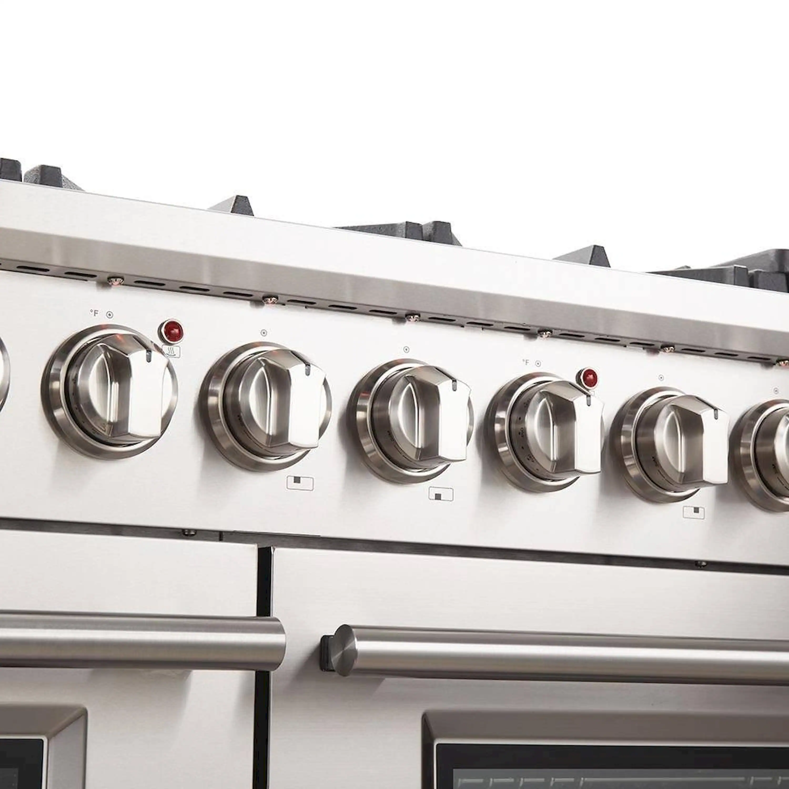 Forno 3-Piece Appliance Package - 48-Inch Capriasca Gas Range, Refrigerator, & Wall Mount Hood in Stainless Steel (FBDL-019-07CAUS) - Image 10