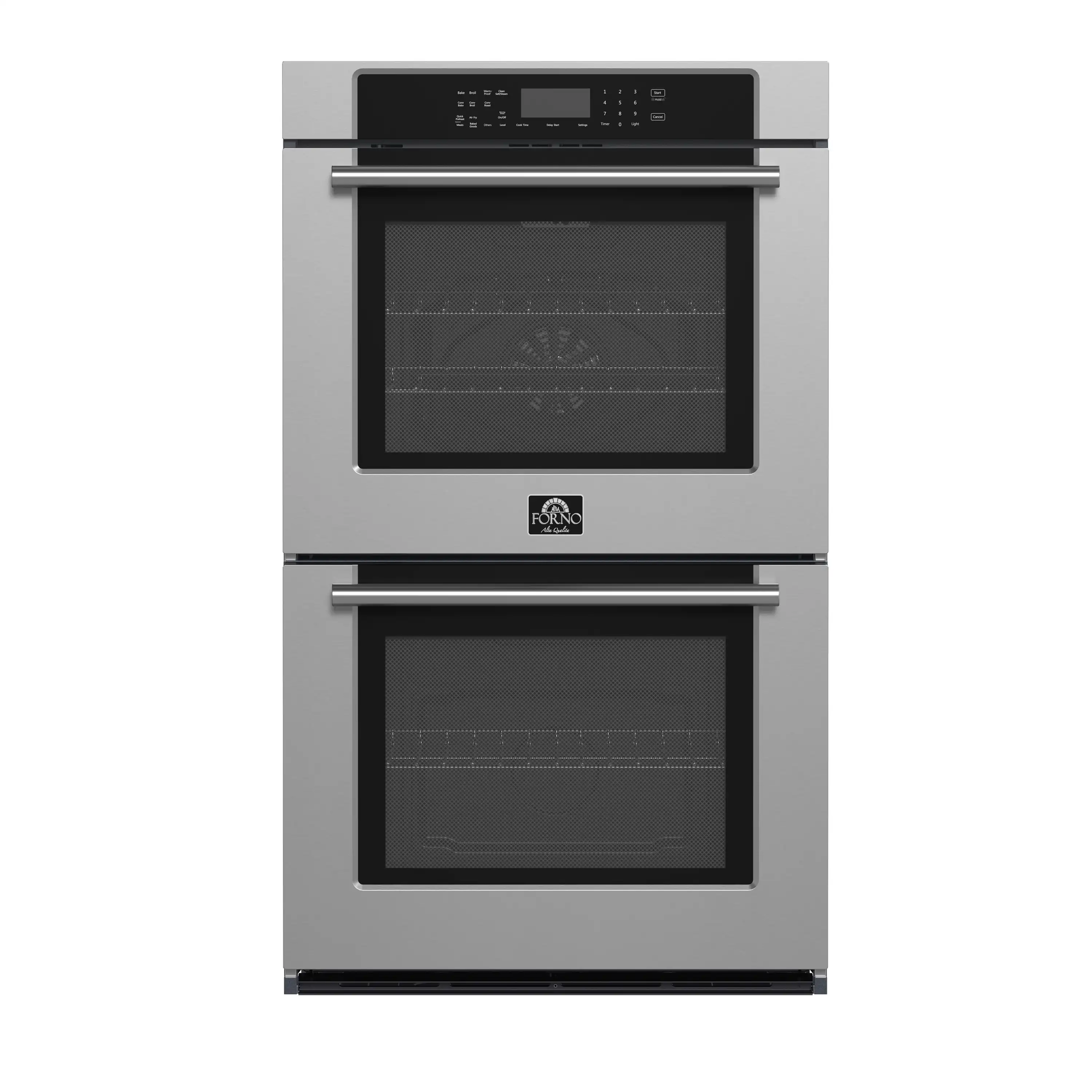 Forno 3-Piece Appliance Package - 48-Inch Lseo Gas Rangetop, Double Wall Oven & Microwave Oven in Stainless Steel - Image 13