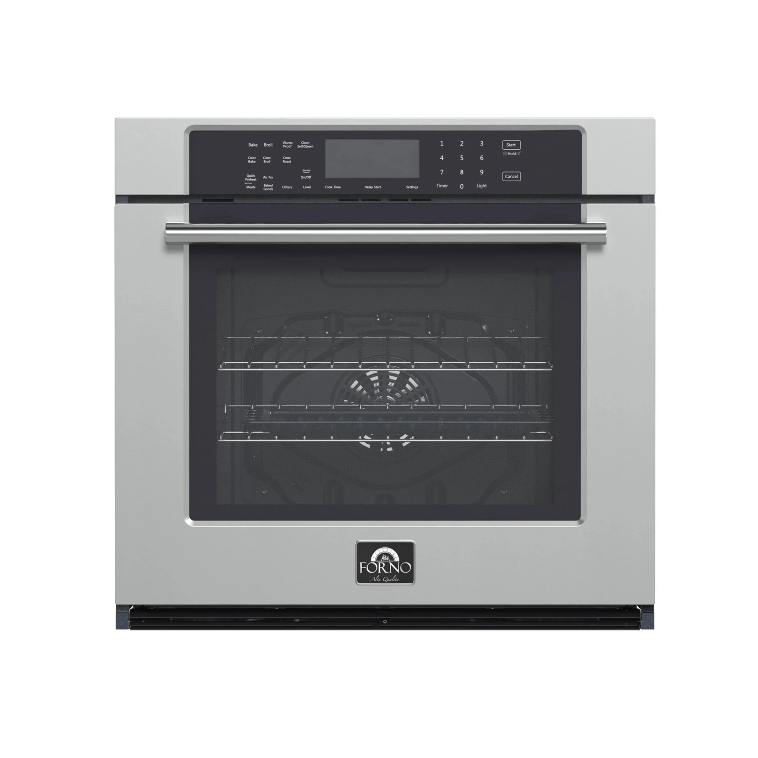 Forno 3-Piece Appliance Package - 48-Inch Lseo Gas Rangetop, Wall Oven & Microwave Oven in Stainless Steel - Image 13