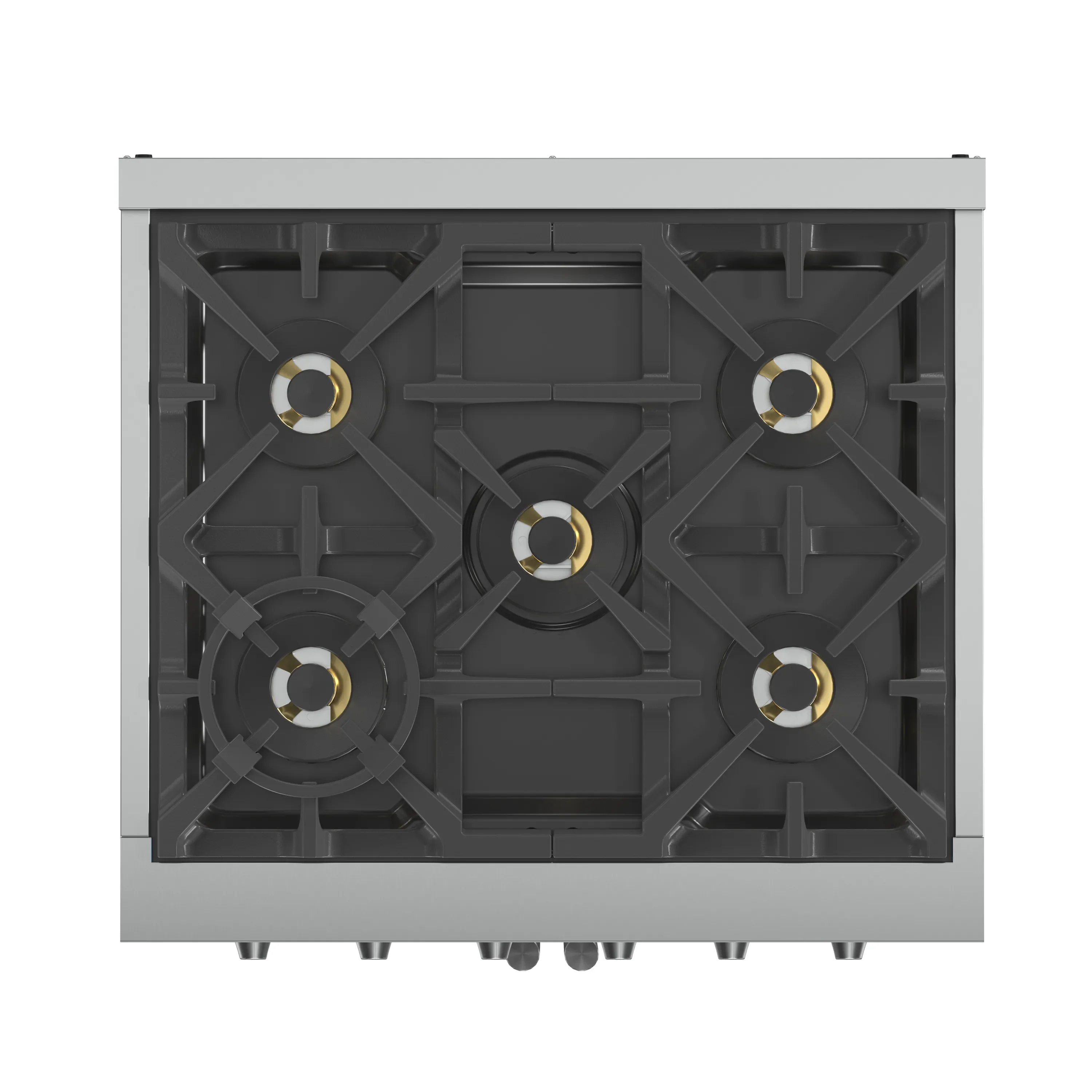 Forno 30-Inch Capriasca Gas Range with 5 Gas Burners, 100,000 BTUs, and French Door Gas Oven in Stainless Steel (FFSGS6460-30) - Image 10