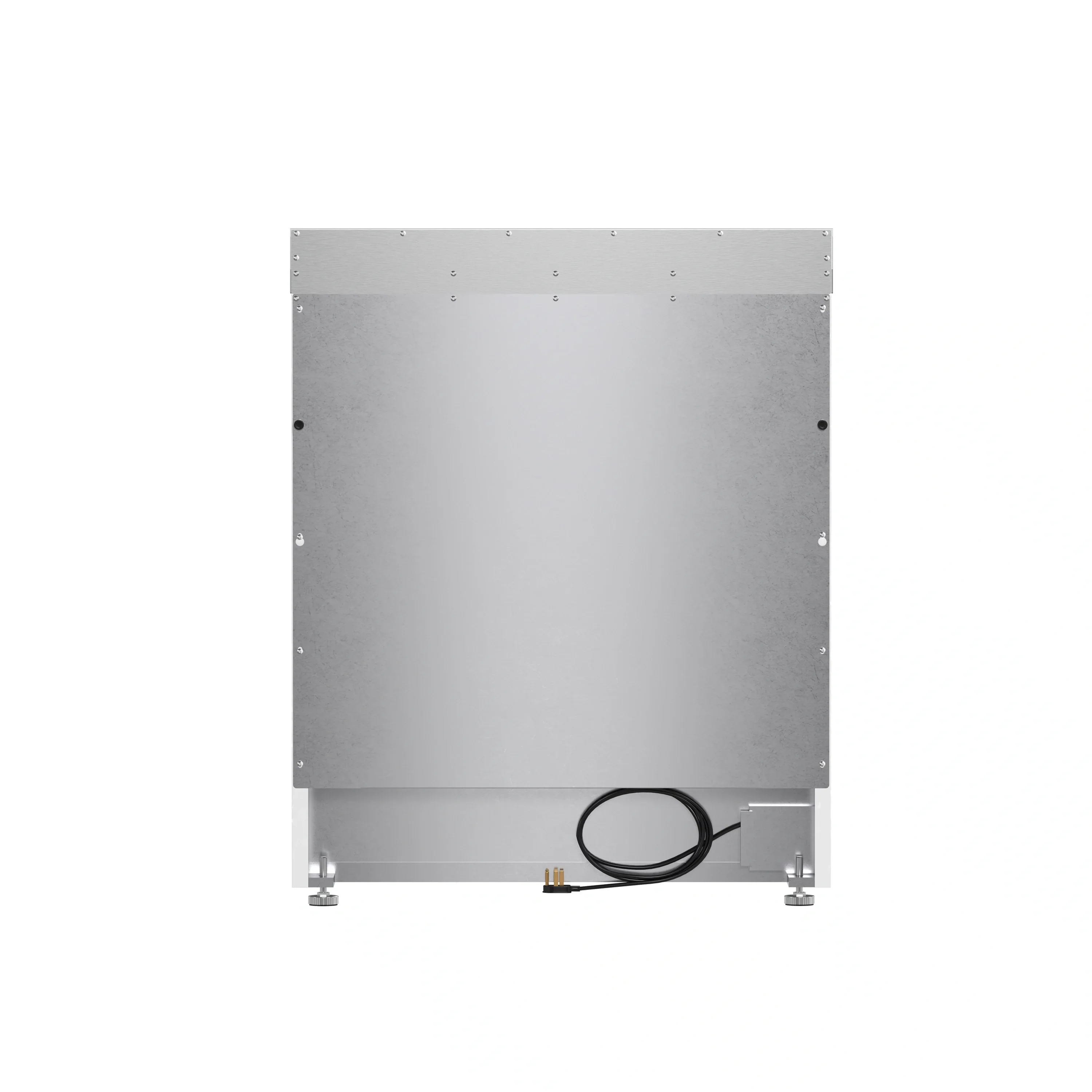 Forno 4-Piece Appliance Package - 30-Inch Electric Range, Wall Mount Range Hood, 60-Inch Refrigerator, and Dishwasher in White with Antique Brass Handle - Image 13