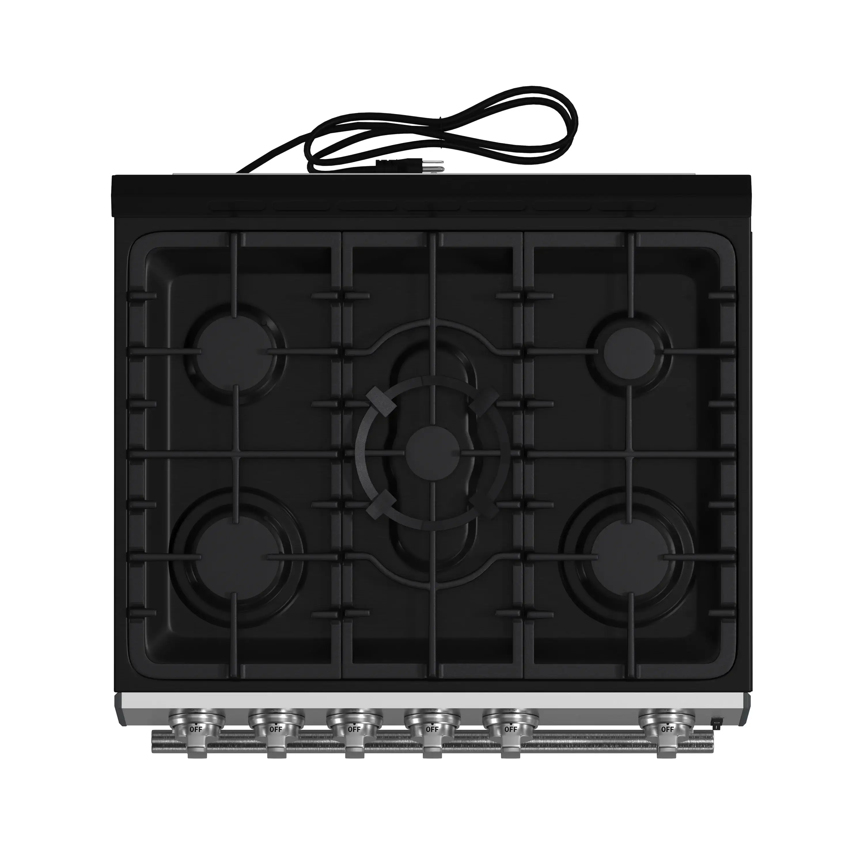 Forno 4-Piece Appliance Package - 30-Inch Espresso Gas Range , Wall Mount Range Hood, 36-Inch French Door Refrigerator, and Dishwasher in Stainless Steel - Image 6