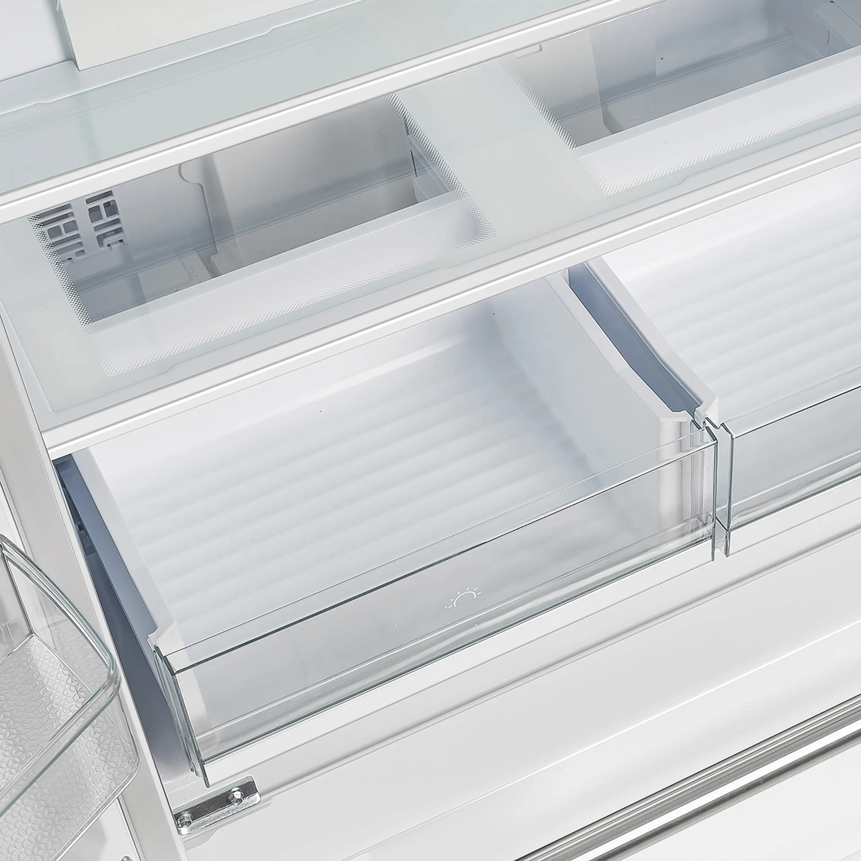 Forno 4-Piece Appliance Package - 30-Inch Espresso Gas Range , Wall Mount Range Hood, 36-Inch French Door Refrigerator, and Dishwasher in White with Antique Brass Handle - Image 33
