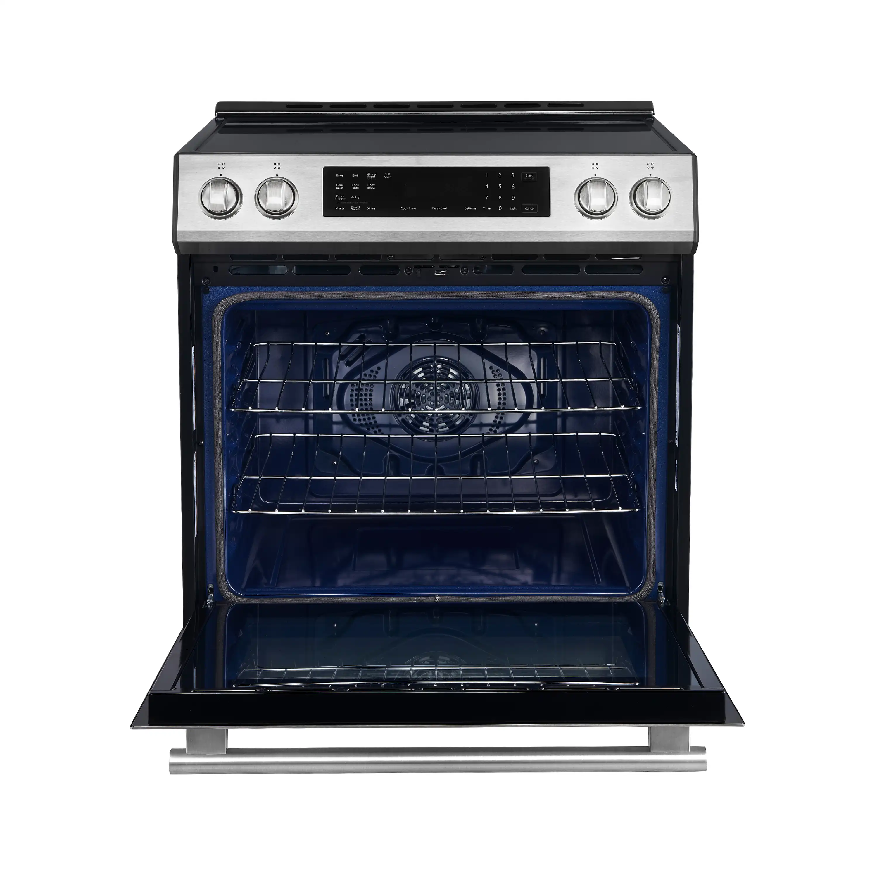 Forno 4-Piece Appliance Package - 30-Inch Espresso Induction Range , Wall Mount Range Hood, 36-Inch French Door Refrigerator, and Dishwasher in Stainless Steel - Image 5