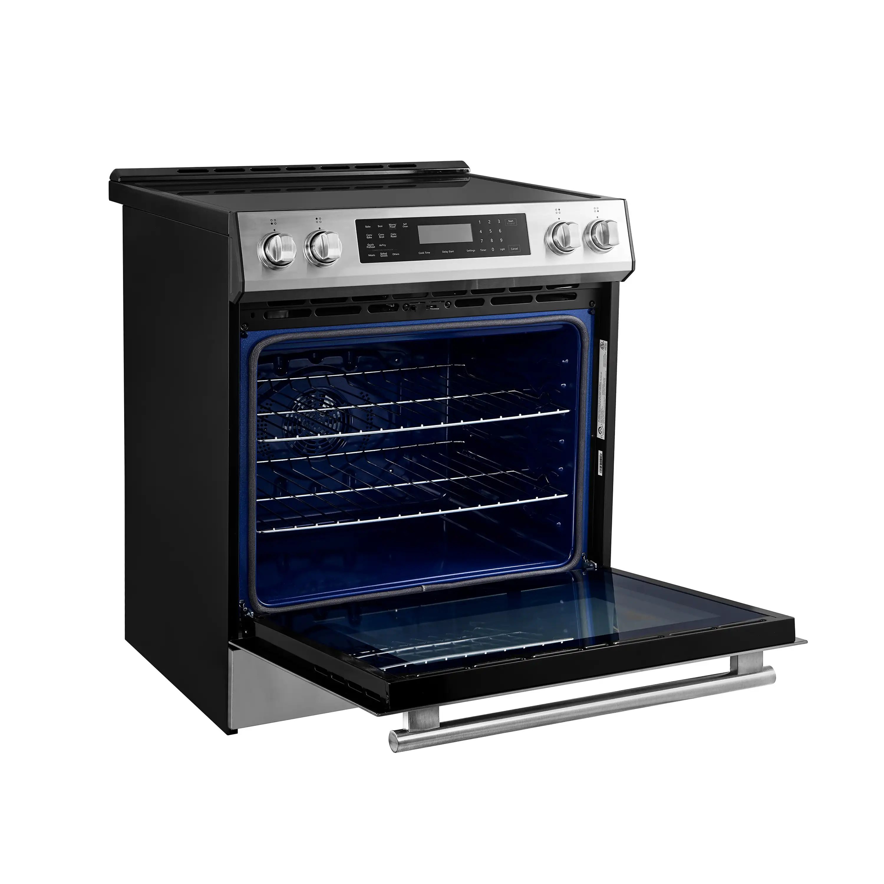 Forno 4-Piece Appliance Package - 30-Inch Espresso Induction Range , Wall Mount Range Hood, 60-Inch Built-In Convertible Refrigerator, and Dishwasher in Stainless Steel - Image 6