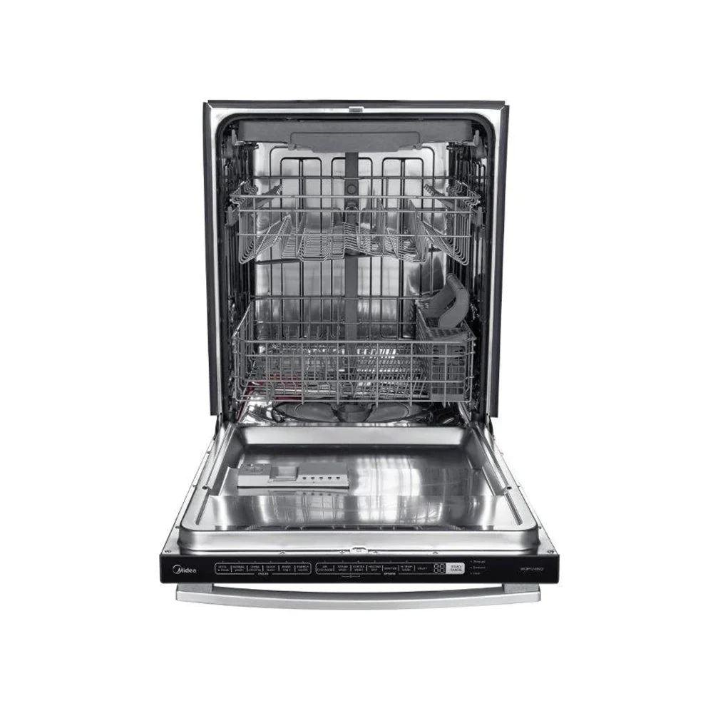Forno 4-Piece Pro Appliance Package - 48-Inch Dual Fuel Range, Refrigerator with Water Dispenser, Wall Mount Hood, & 3-Rack Dishwasher in Stainless Steel - Image 20