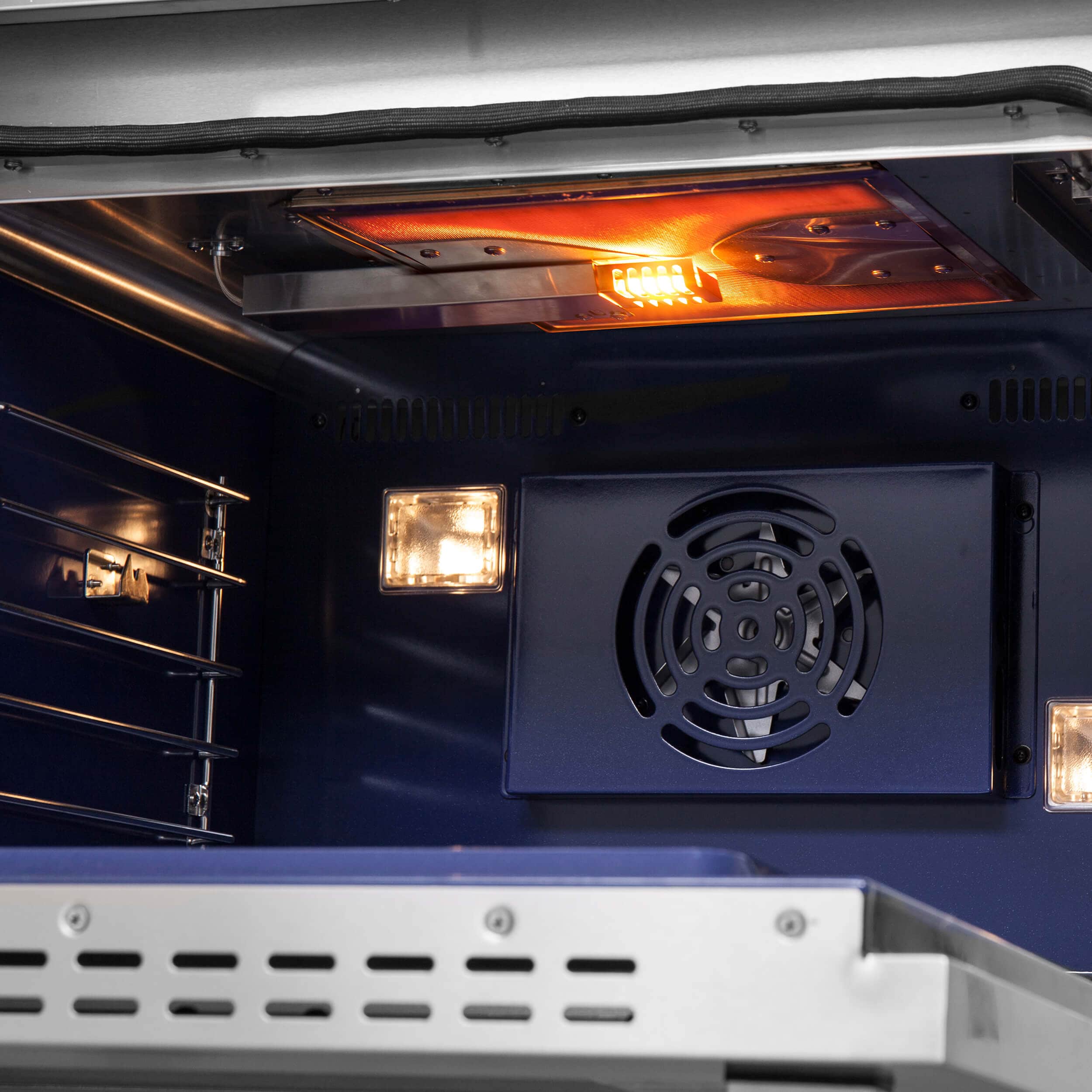 Forno 48-Inch Capriasca Gas Range with 8 Burners, 160,000 BTUs, & French Door Gas Oven in Stainless Steel (FFSGS6460-48) - Image 12