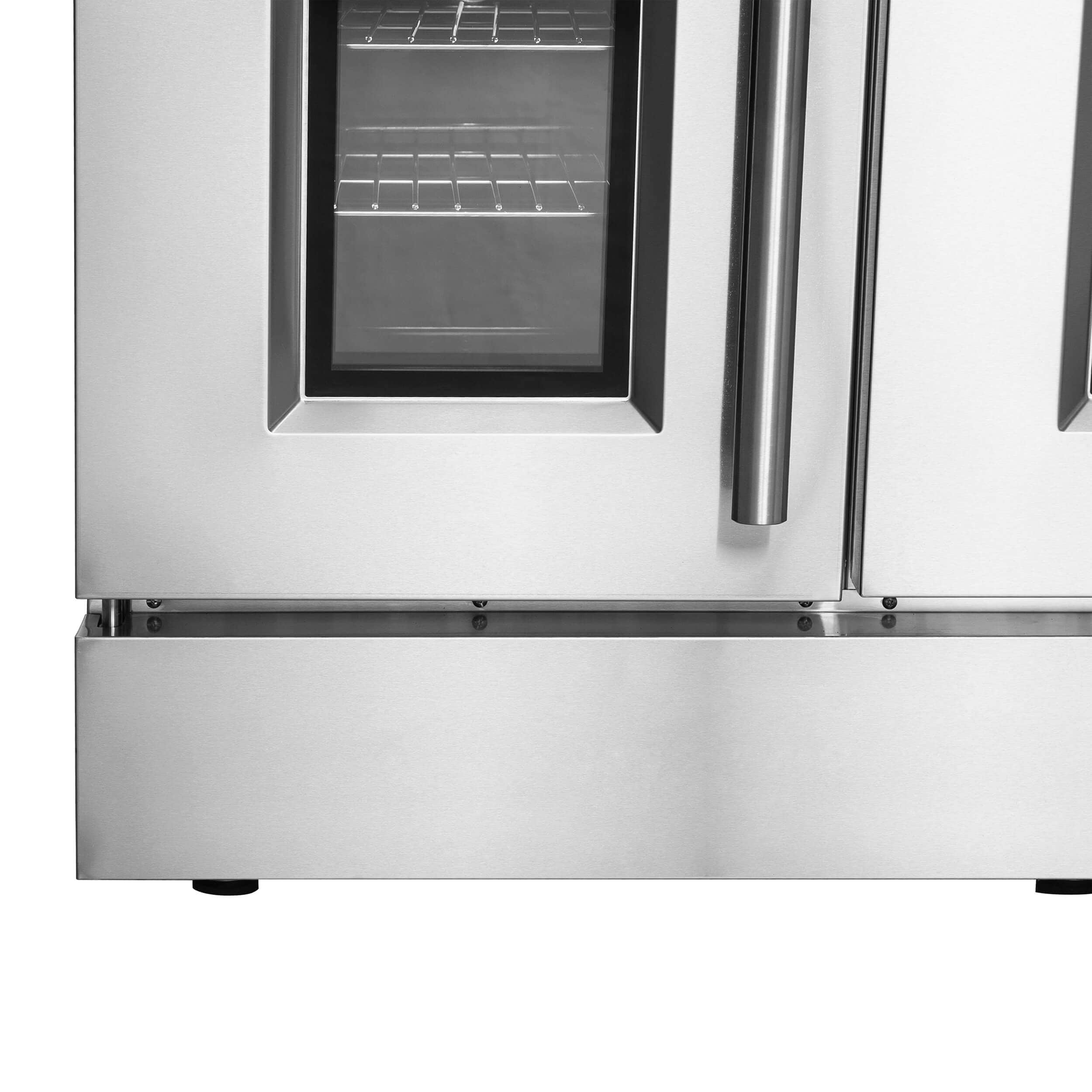 Forno 48-Inch Capriasca Gas Range with 8 Burners, 160,000 BTUs, & French Door Gas Oven in Stainless Steel (FFSGS6460-48) - Image 9
