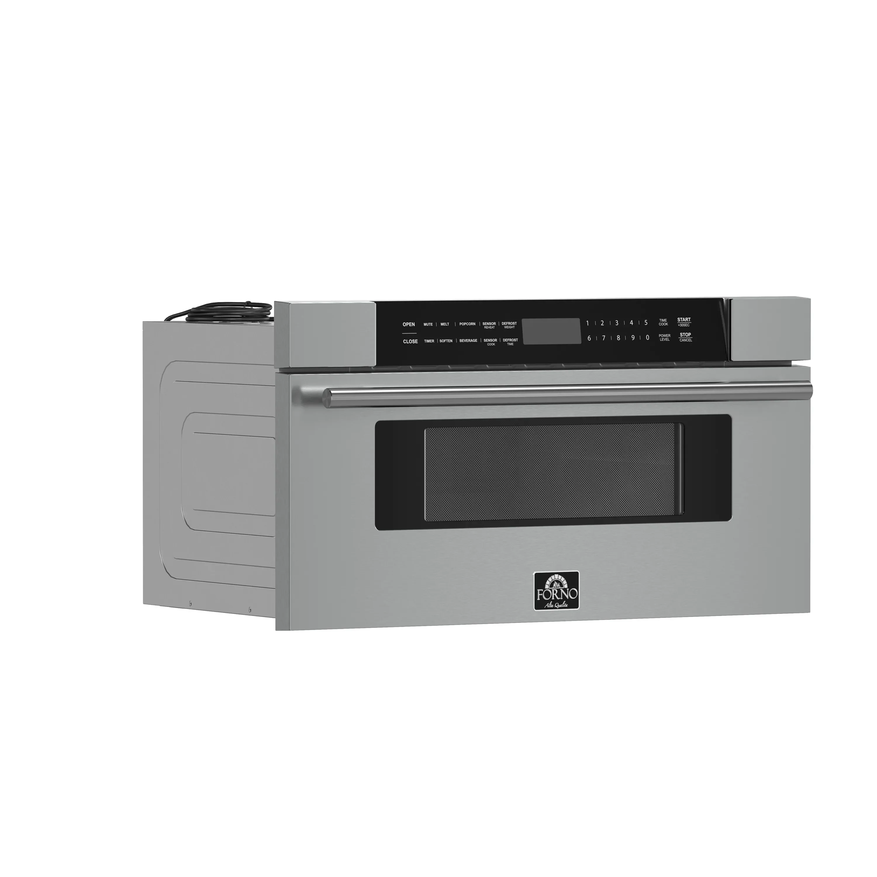 Forno 5-Piece Appliance Package - 30-Inch Electric Range, Wall Mount Range Hood, 60-Inch Refrigerator, Dishwasher, and 30-Inch Microwave Drawer in Stainless Steel - Image 66
