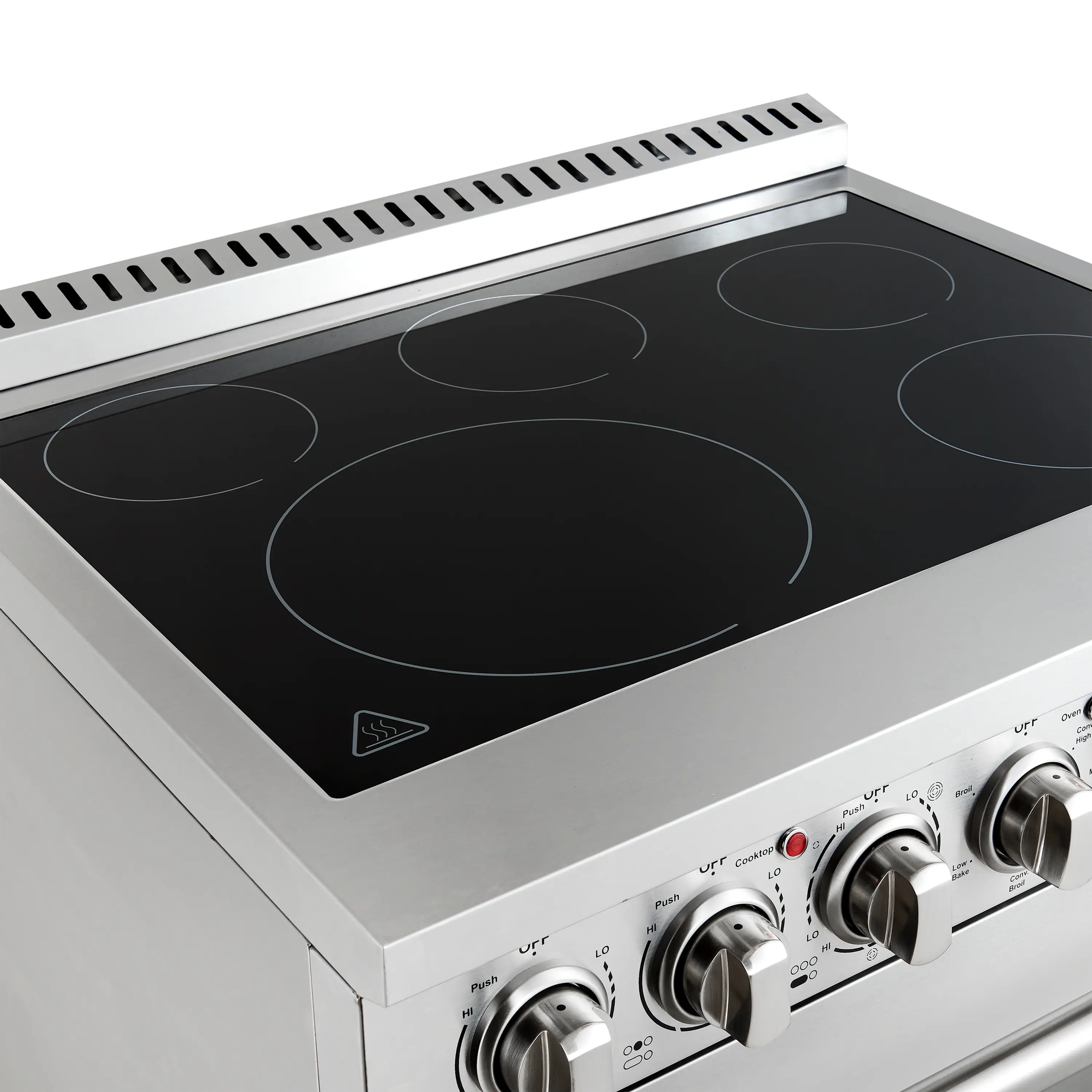 Forno 5-Piece Appliance Package - 30-Inch Electric Range, Wall Mount Range Hood, 60-Inch Refrigerator, Dishwasher, and 30-Inch Microwave Drawer in Stainless Steel - Image 8