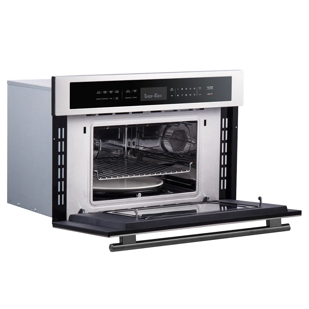 Forno 5-Piece Appliance Package - 30-Inch Electric Range, Wall Mount Range Hood, 36-Inch Refrigerator, Dishwasher, and 30-Inch Microwave Oven in Stainless Steel - Image 60