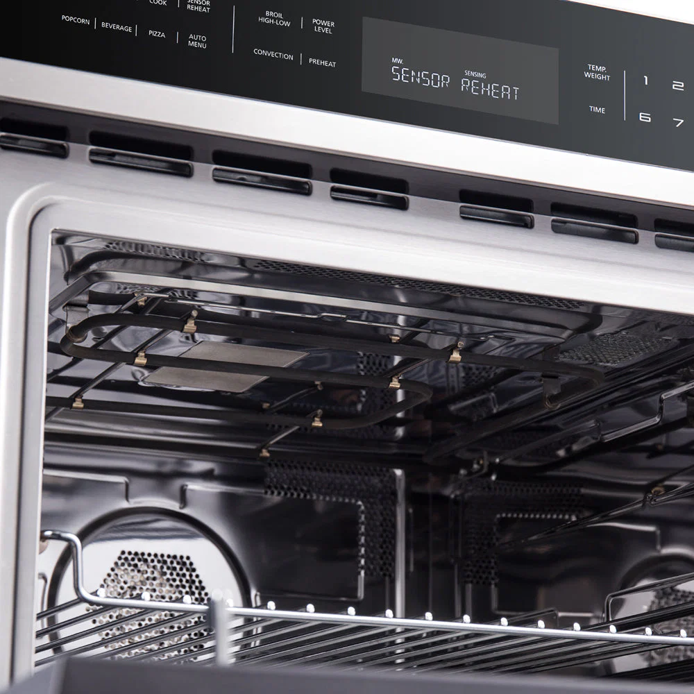 Forno 5-Piece Appliance Package - 30-Inch Electric Range, Wall Mount Range Hood, 60-Inch Refrigerator, Dishwasher, and 30-Inch Microwave Oven in Stainless Steel - Image 69