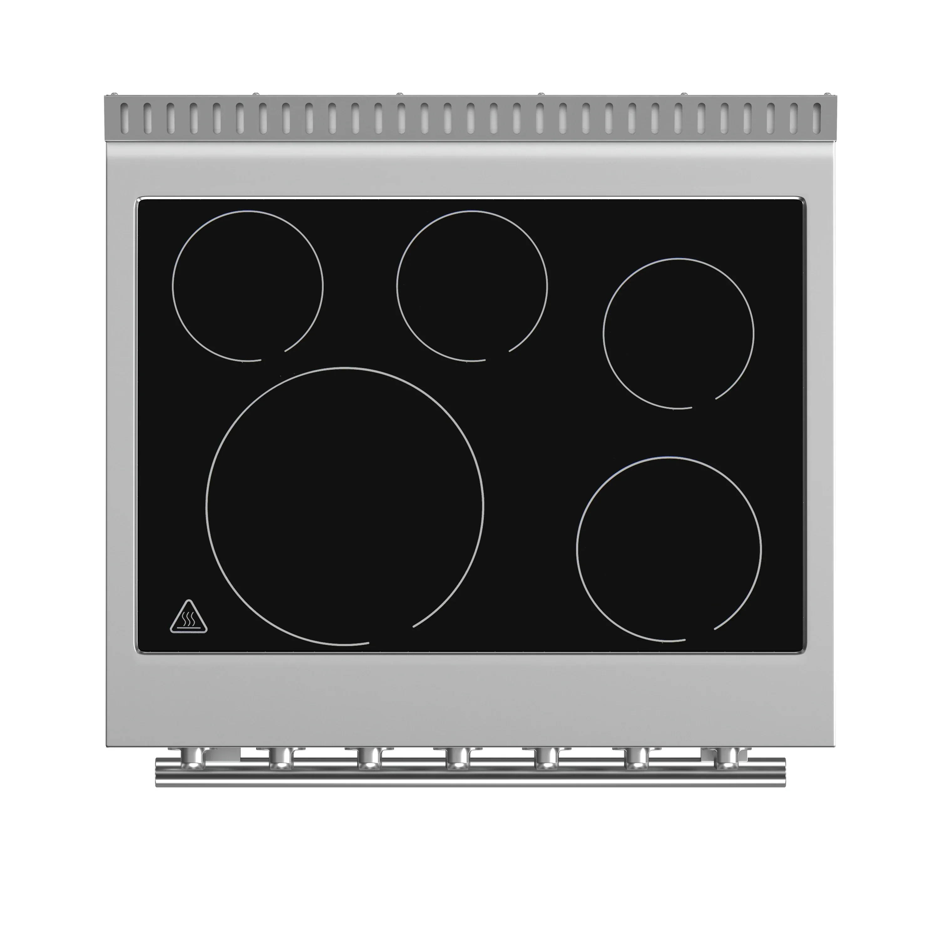 Forno 5-Piece Appliance Package - 30-Inch Electric Range, Wall Mount Range Hood, 60-Inch Refrigerator, Dishwasher, and 30-Inch Microwave Oven in Stainless Steel - Image 7