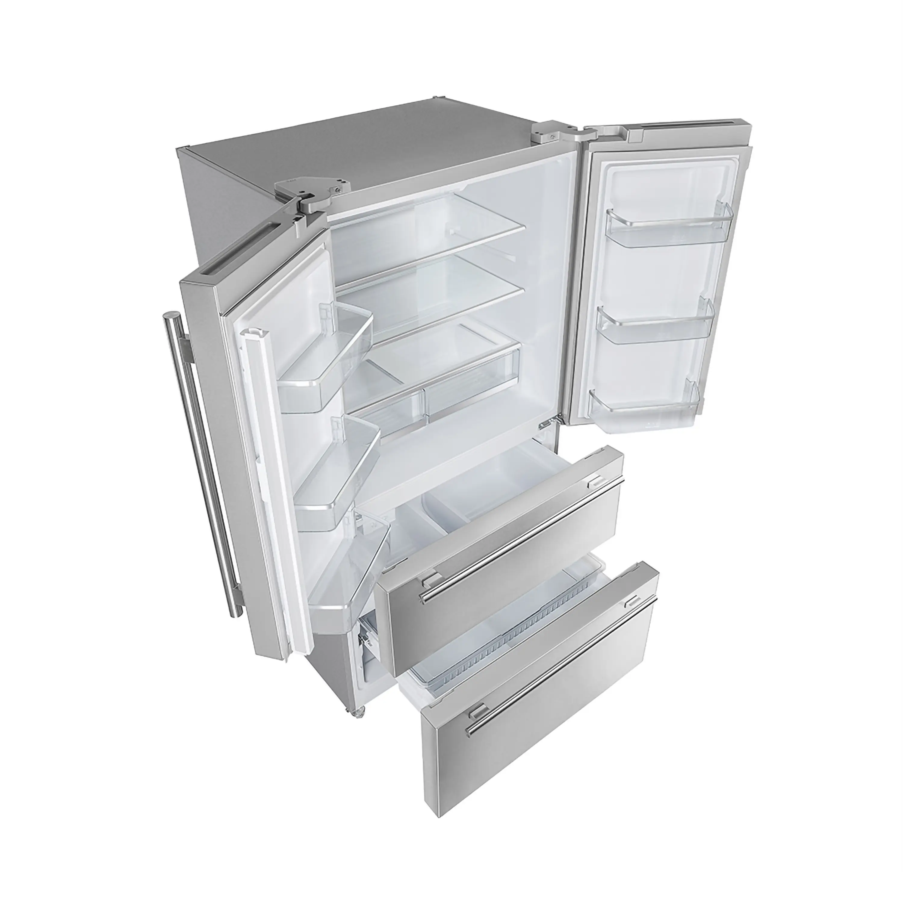 Forno 5-Piece Appliance Package - 36-Inch Electric Range, Wall Mount Range Hood, 36-Inch Refrigerator, Dishwasher, and 24-Inch Microwave Drawer in Stainless Steel - Image 29