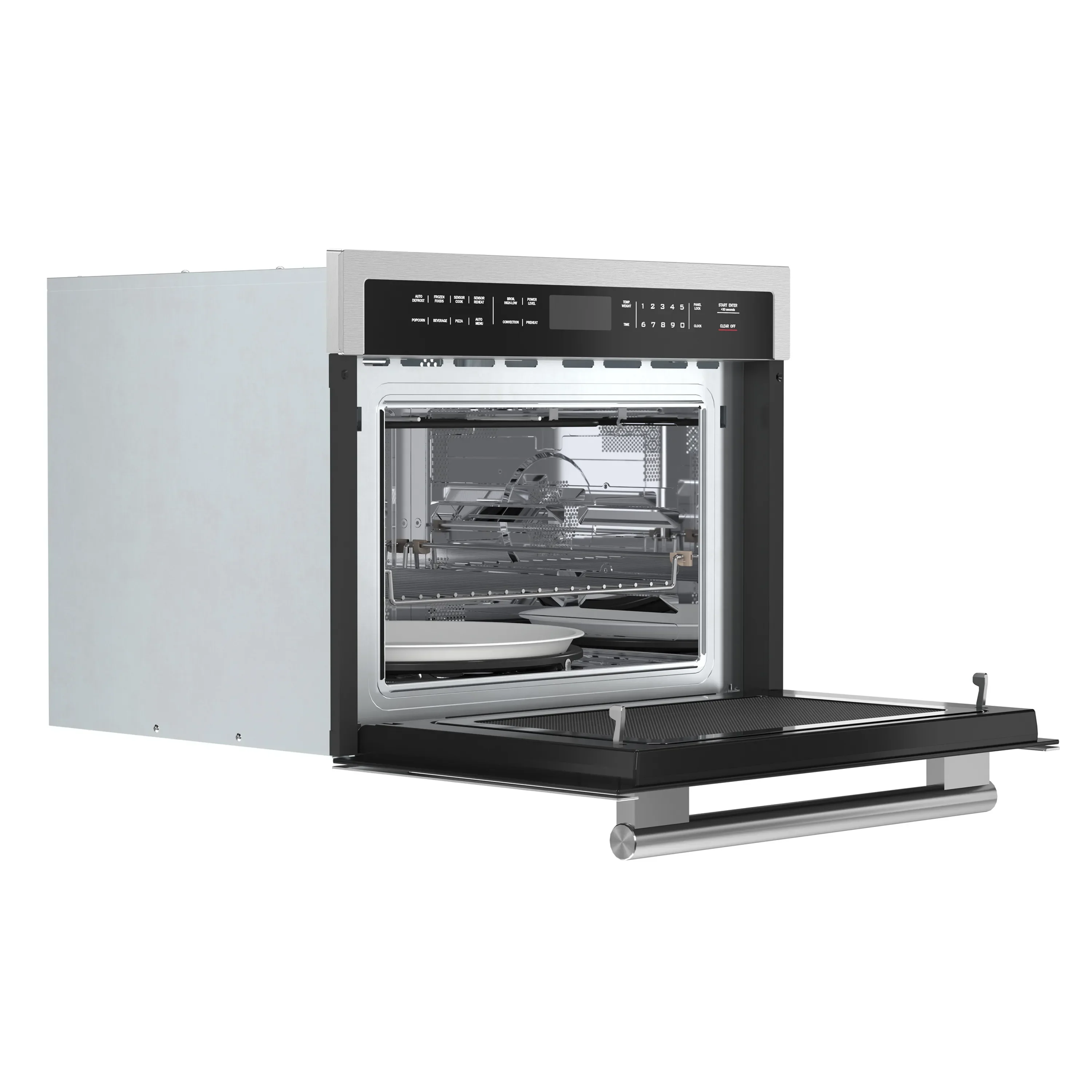 Forno 5-Piece Appliance Package - 36-Inch Electric Range, Wall Mount Range Hood, 36-Inch Refrigerator, Dishwasher, and 24-Inch Microwave Oven in Stainless Steel - Image 60