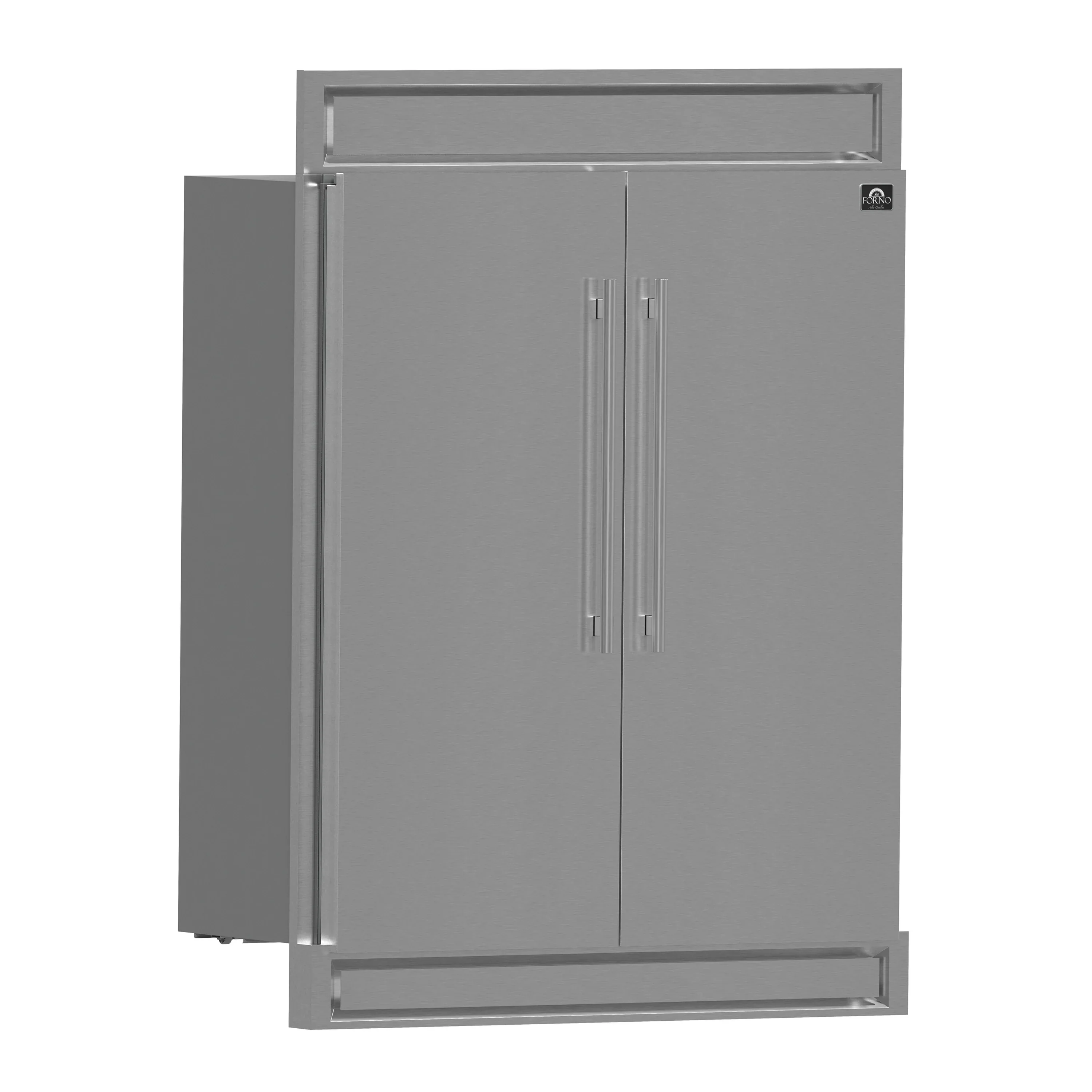 Forno 5-Piece Appliance Package - 36-Inch Electric Range, Wall Mount Range Hood, 60-Inch Refrigerator, Dishwasher, and 24-Inch Microwave Oven in Stainless Steel - Image 32