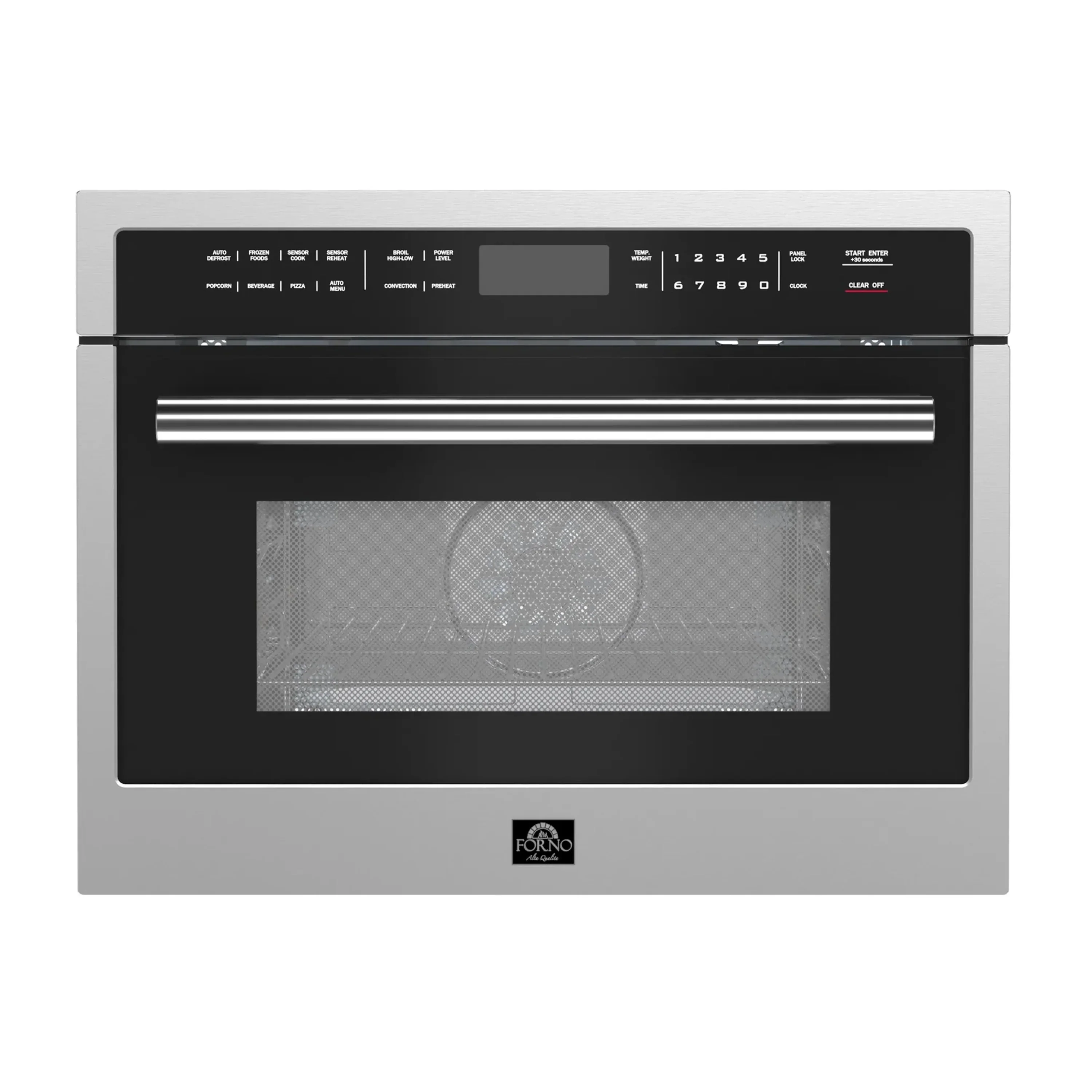 Forno 5-Piece Appliance Package - 36-Inch Electric Range, Wall Mount Range Hood, 60-Inch Refrigerator, Dishwasher, and 24-Inch Microwave Oven in Stainless Steel - Image 63