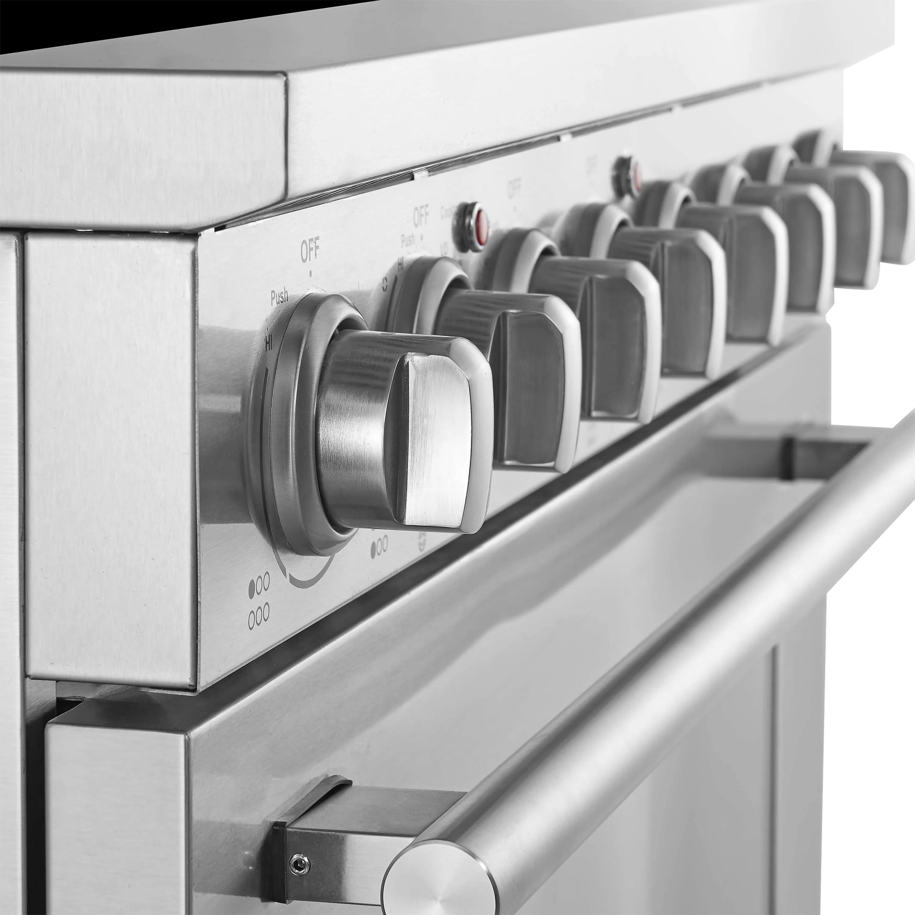 Forno 5-Piece Appliance Package - 36-Inch Electric Range, Wall Mount Range Hood, 60-Inch Refrigerator, Dishwasher, and 24-Inch Microwave Oven in Stainless Steel - Image 9
