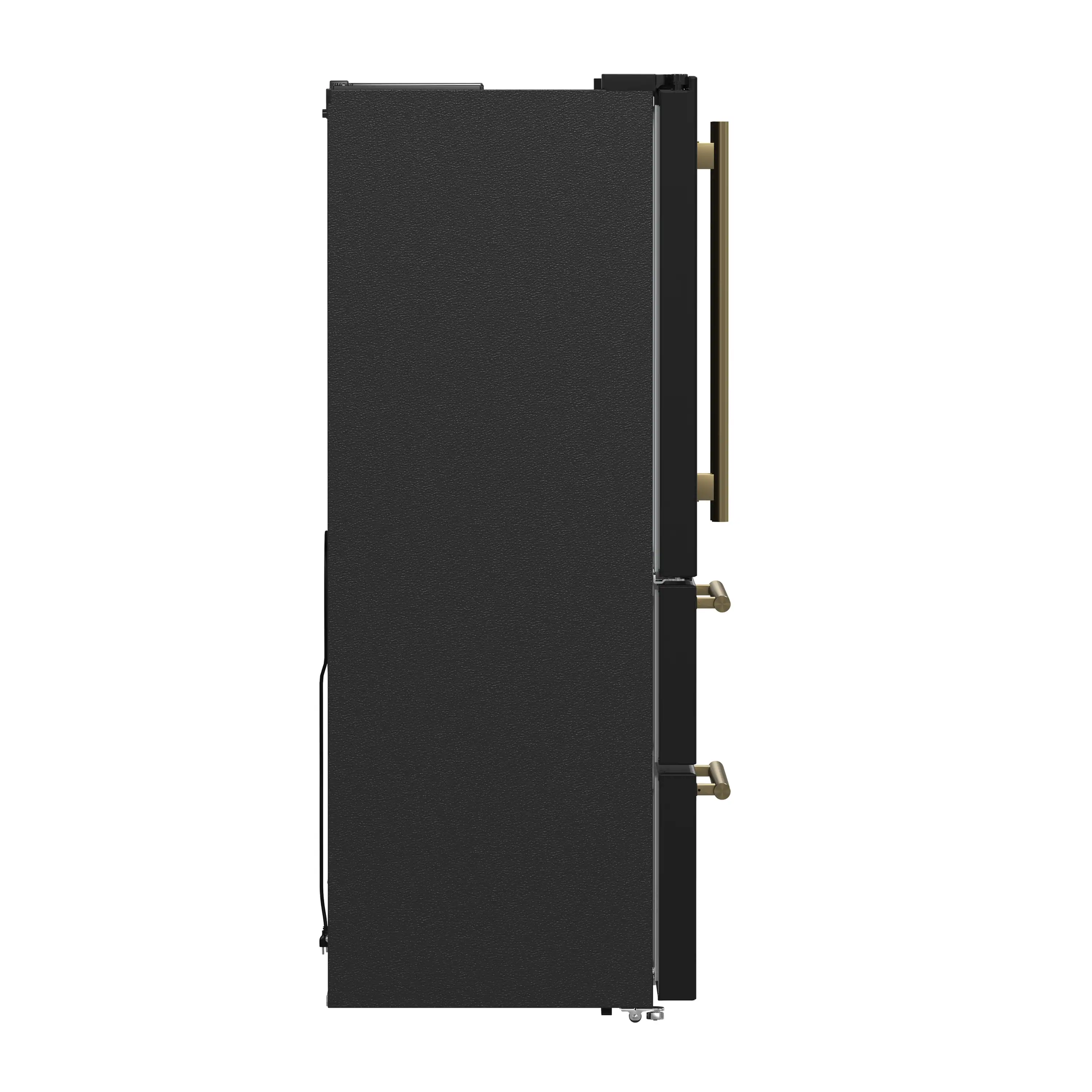 Forno 5-Piece Appliance Package - 48-Inch Dual Fuel Range, Wall Mount Range Hood, 36-Inch Refrigerator, Dishwasher, and 30-Inch Microwave Drawer in Black with Antique Brass Handle - Image 36