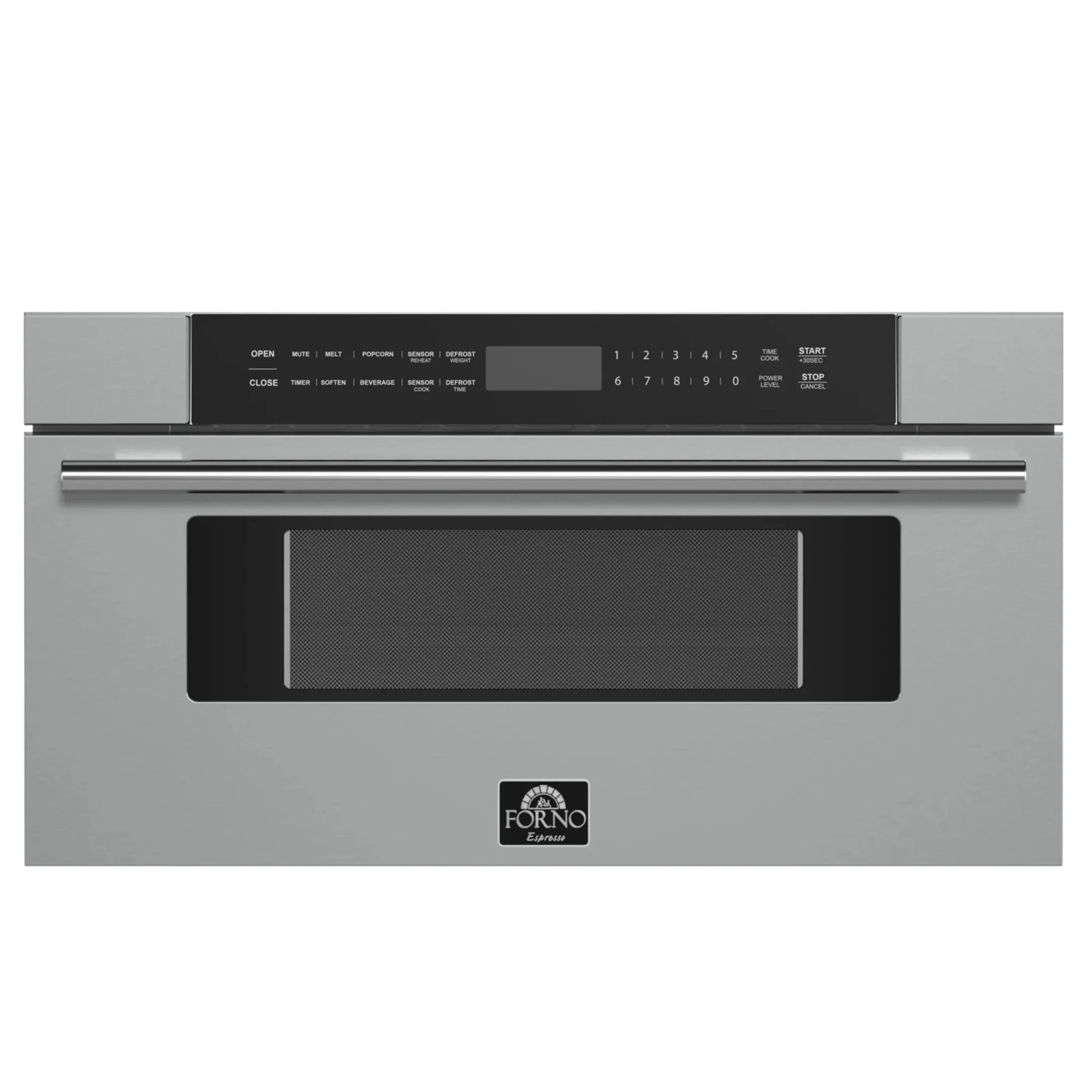 Forno 5-Piece Appliance Package - 48-Inch Electric Range, Wall Mount Range Hood, 36-Inch Refrigerator, Dishwasher, and 30-Inch Microwave Drawer in Stainless Steel - Image 59