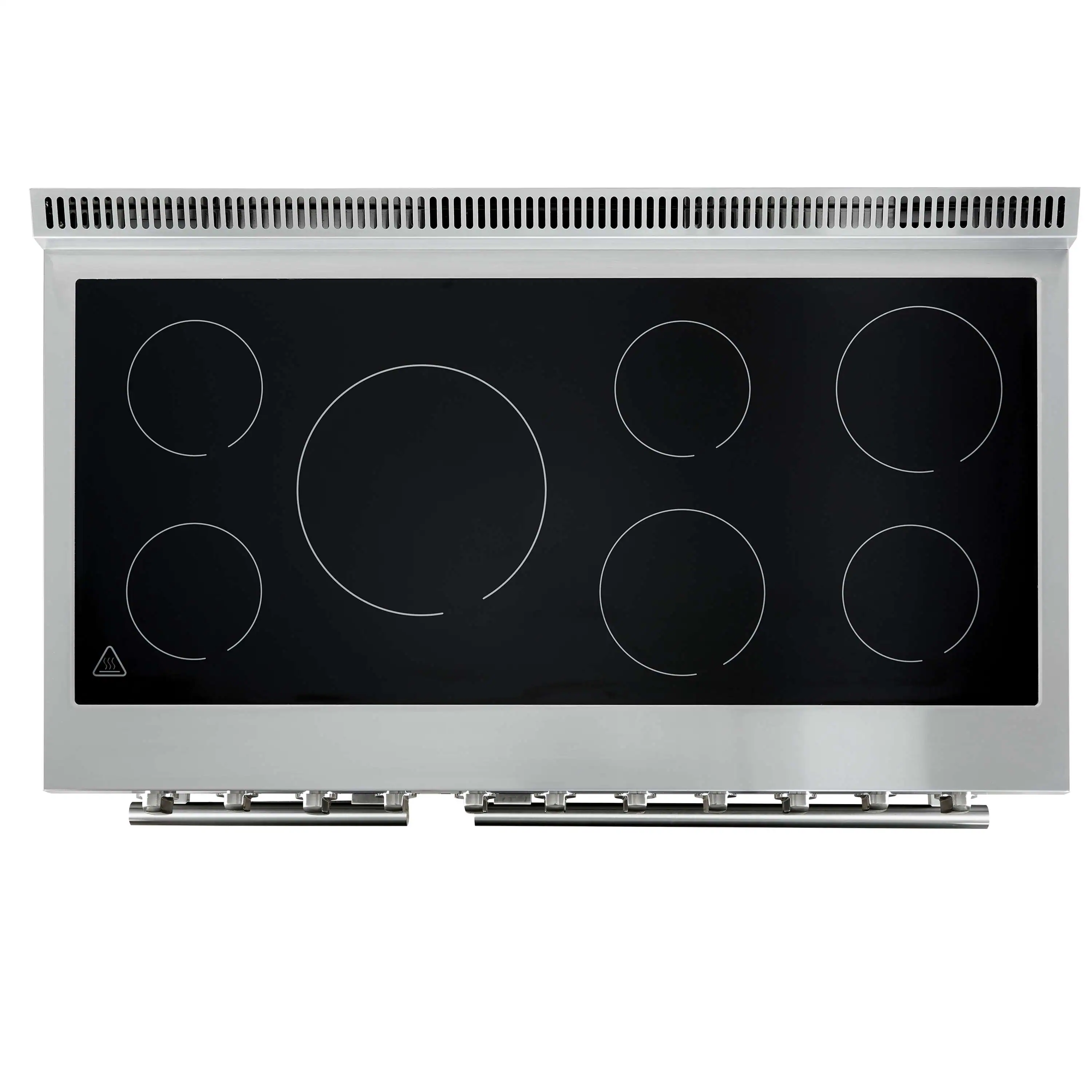 Forno 5-Piece Appliance Package - 48-Inch Electric Range, Wall Mount Range Hood, 60-Inch Refrigerator, Dishwasher, and 24-Inch Microwave Drawer in Stainless Steel - Image 7