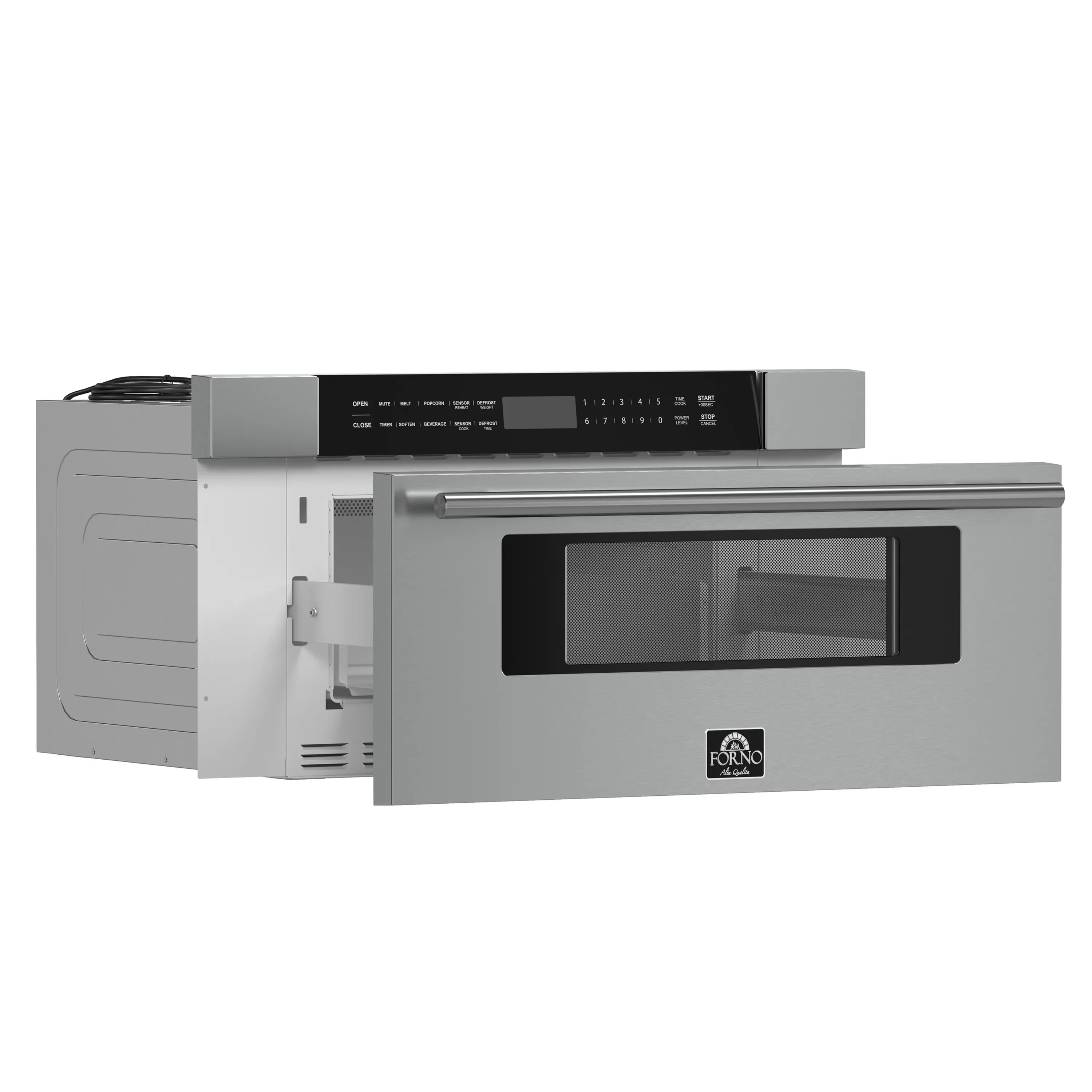 Forno 5-Piece Appliance Package - 48-Inch Electric Range, Wall Mount Range Hood, 60-Inch Refrigerator, Dishwasher, and 30-Inch Microwave Drawer in Stainless Steel - Image 68