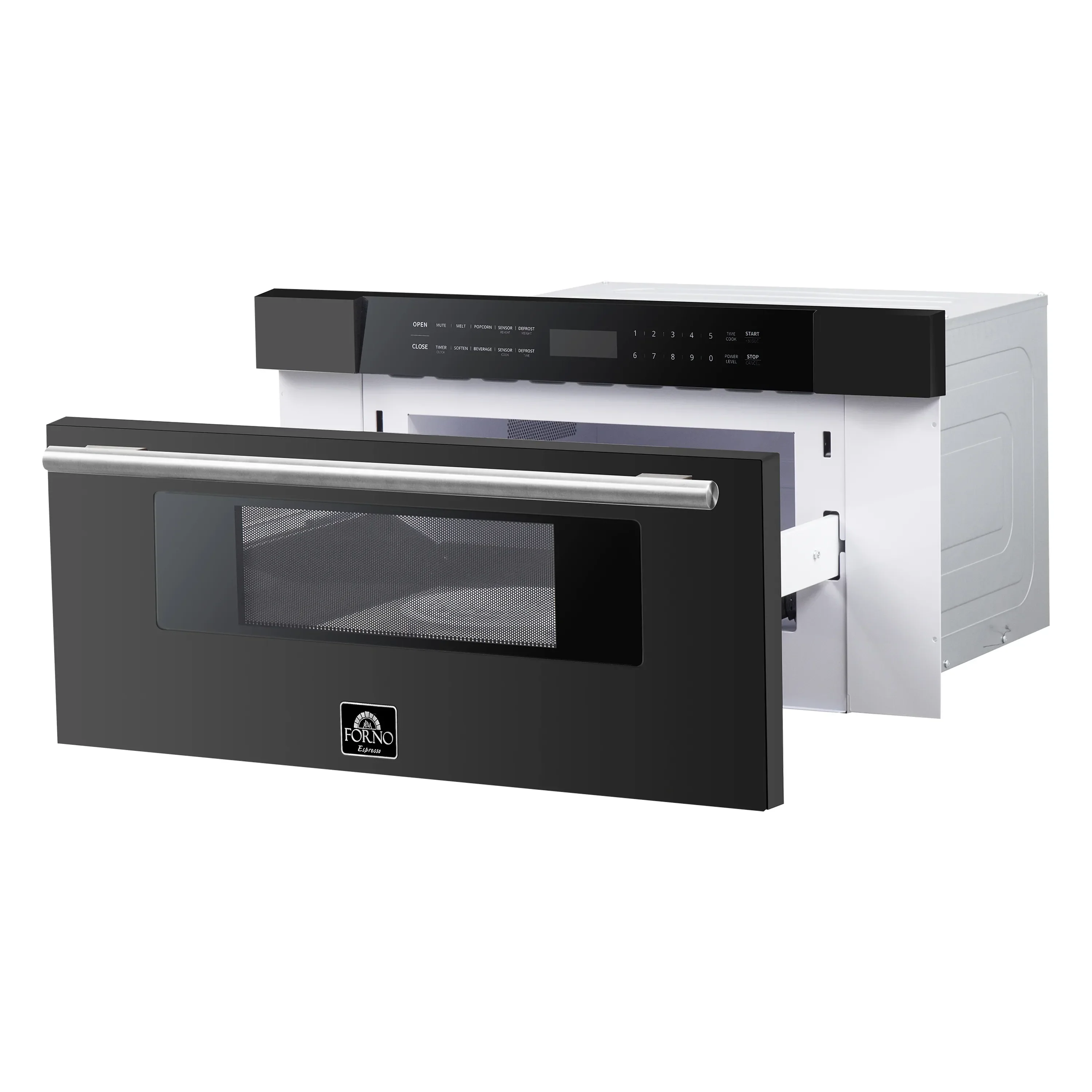 Forno 5-Piece Appliance Package - 48-Inch Electric Range, Wall Mount Range Hood, 60-Inch Refrigerator, Dishwasher, and 30-Inch Microwave Drawer in Stainless Steel - Image 72