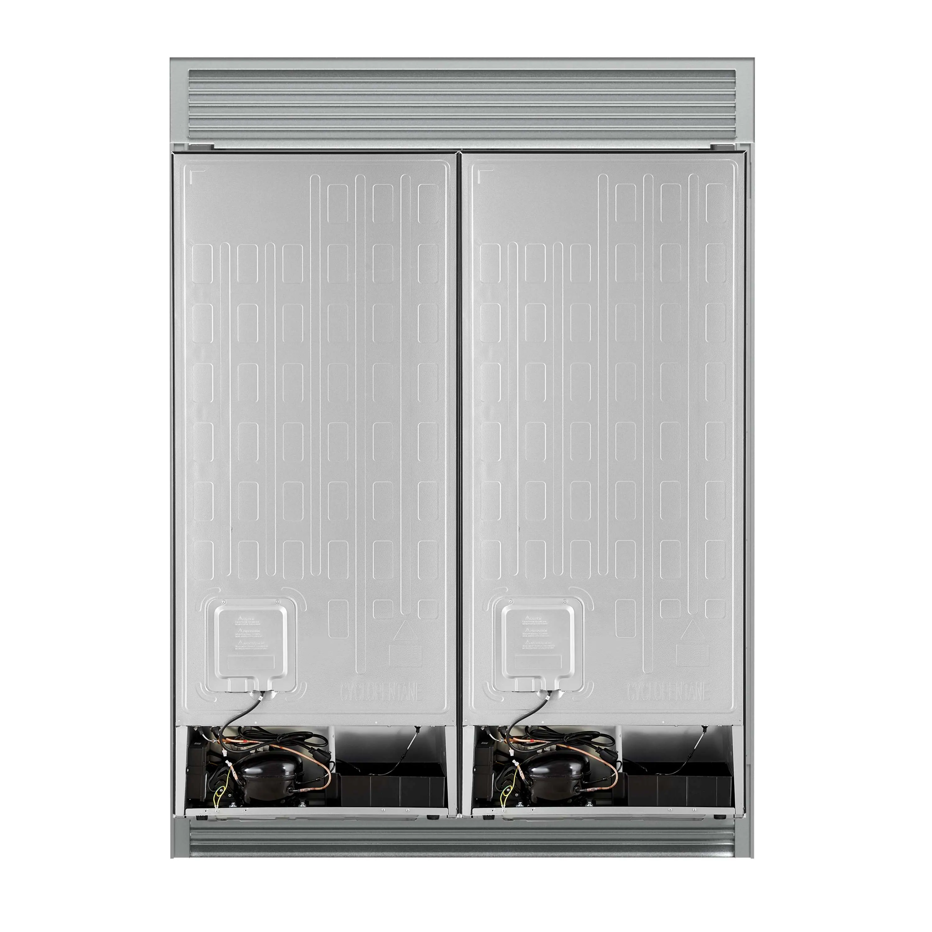 Forno 5-Piece Appliance Package - 48-Inch Dual Fuel Range, 60-Inch Convertible Refrigerator with Modern Grille Trim, Dishwasher, and 24-Inch Microwave Drawer in Black with Antique Brass Handle - Image 37