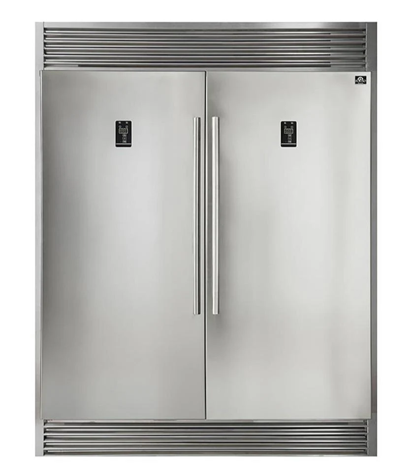 Forno 5-Piece Appliance Package - 30-Inch Dual Fuel Range with Air Fryer, 60-Inch Pro-Style Refrigerator, Wall Mount Hood, 24-Inch Microwave Drawer, & 3-Rack Dishwasher in Stainless Steel - Image 10