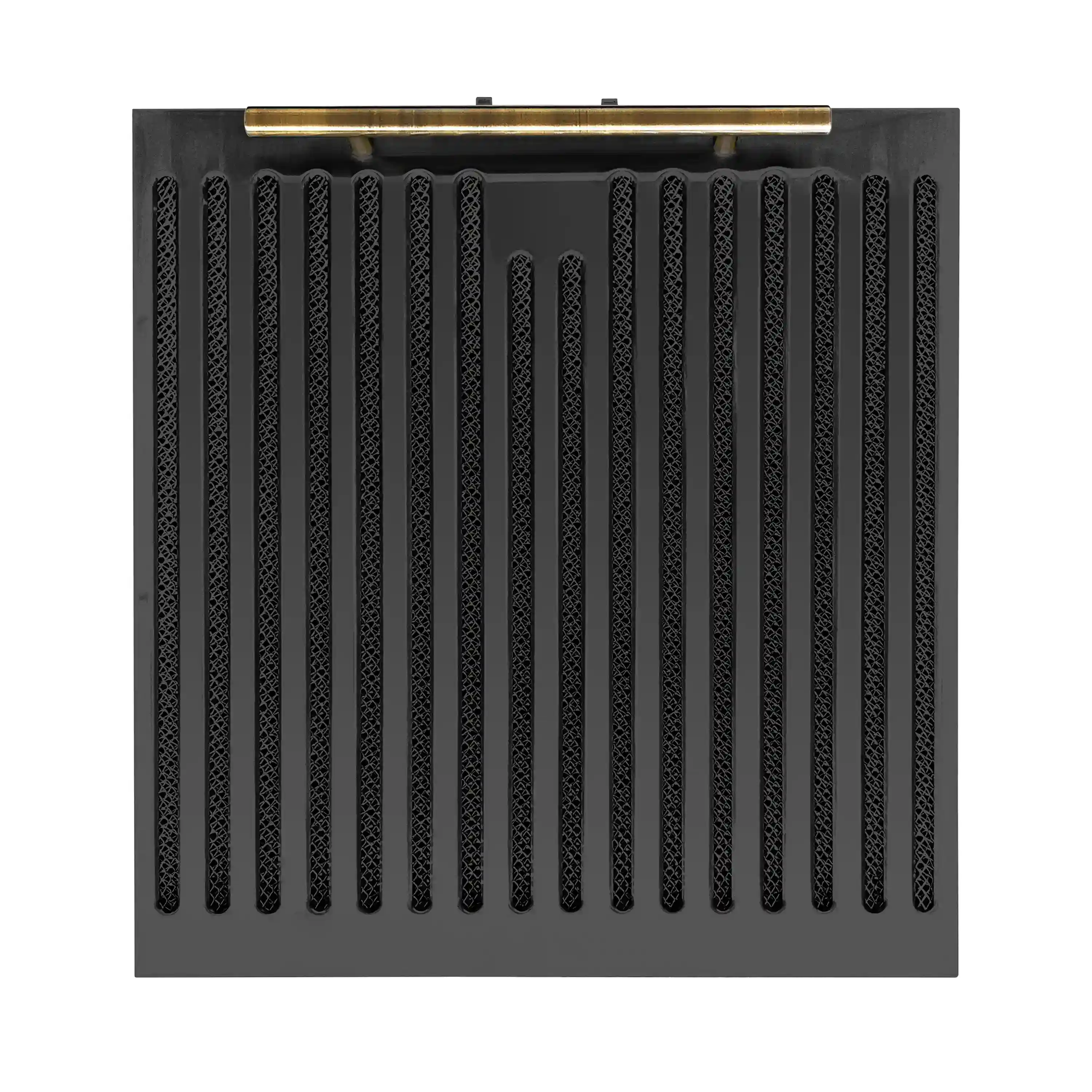 Forno Bari Espresso 30-Inch 400 CFM Under Cabinet Range Hood in Black with Antique Brass Trim (FRHUC5255-30BLK) - Image 5