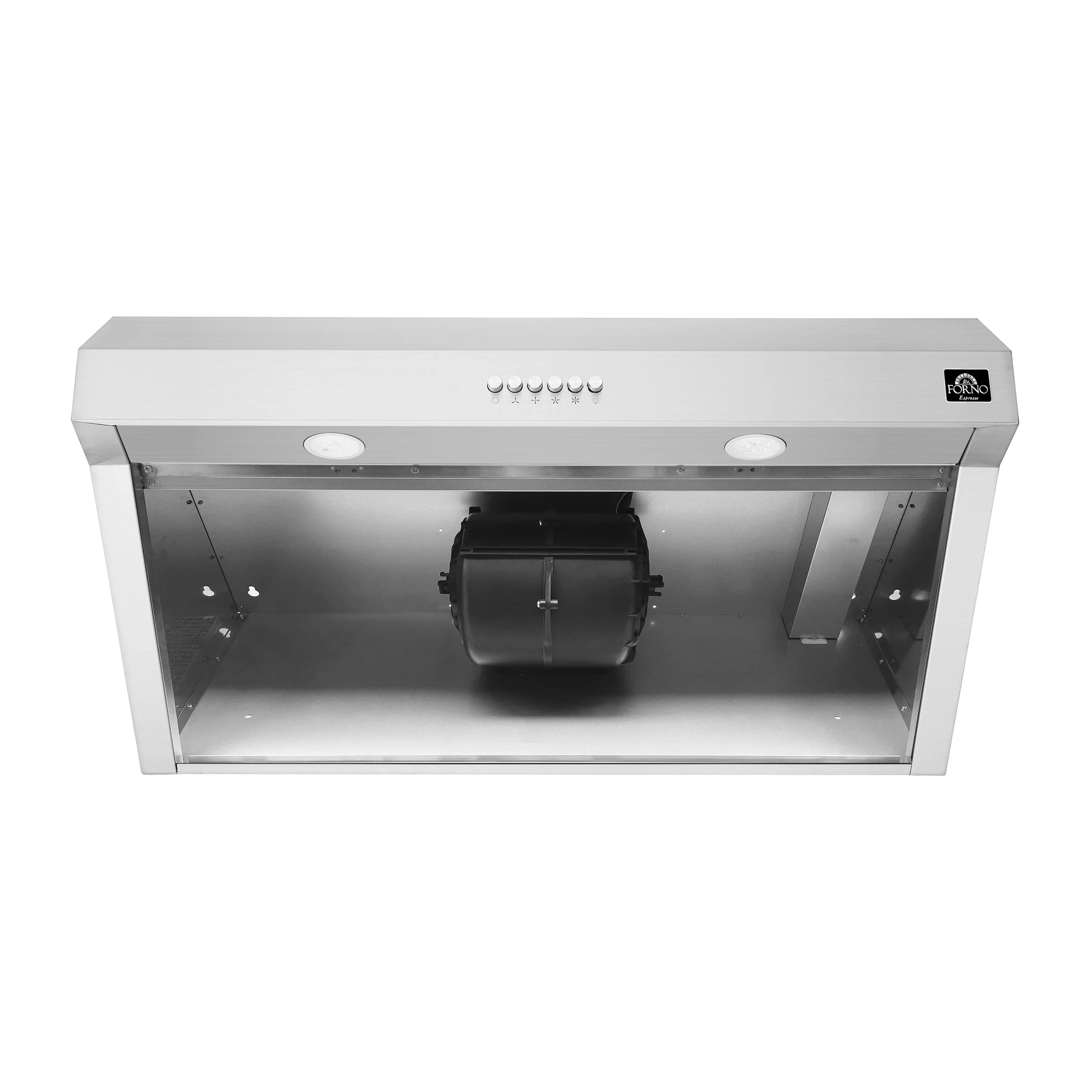Forno Bari Espresso 30-Inch 400 CFM Under Cabinet Range Hood in Stainless Steel (FRHUC5255-30S) - Image 4