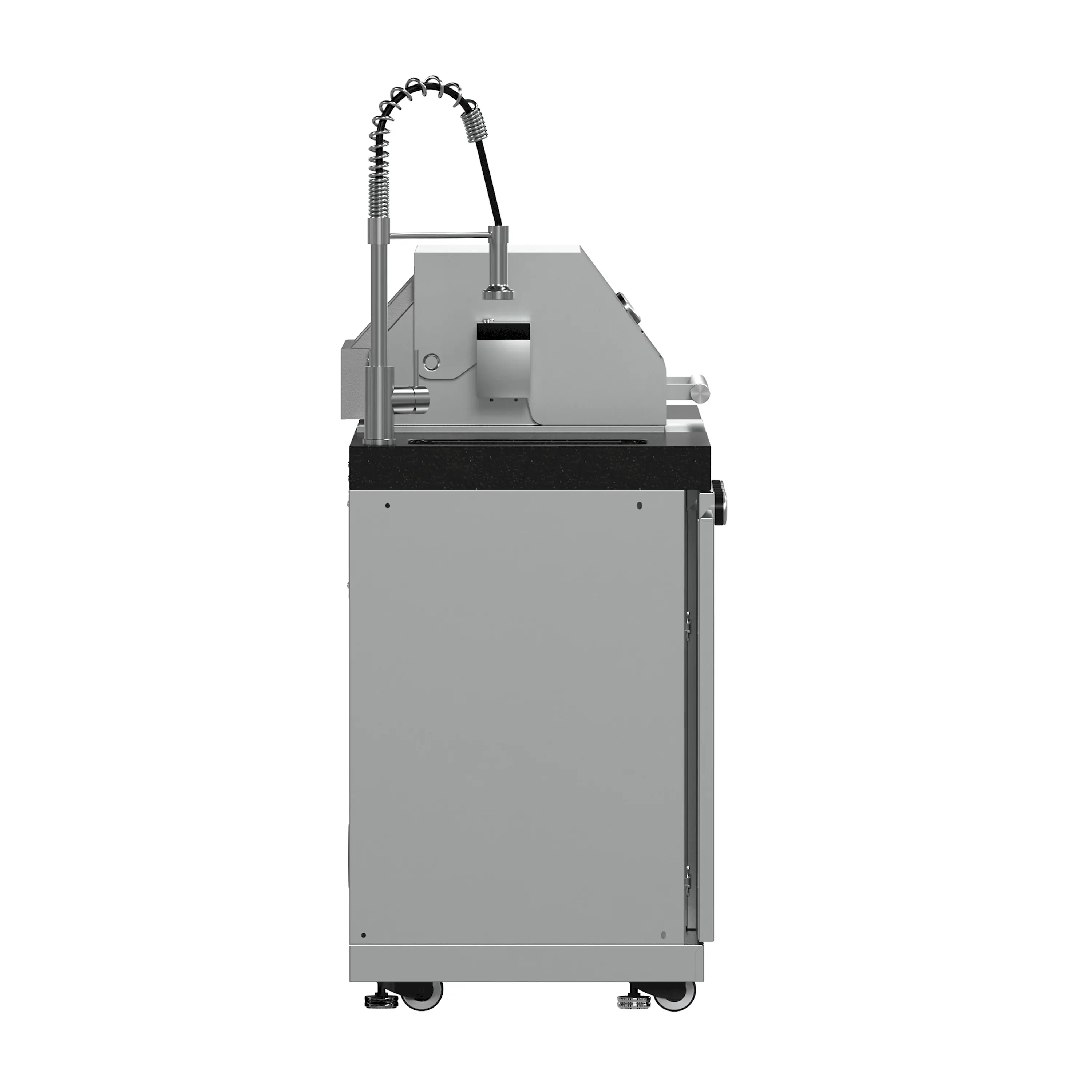 Forno Bulnes Outdoor Kitchen 30-Inch BBQ 60,000 BTU, with Sear, Rotisserie Infrared Burners, 1.8 Cu.Ft. Beverage Center, & Black Countertops (FODKT2506BLK) - Image 11