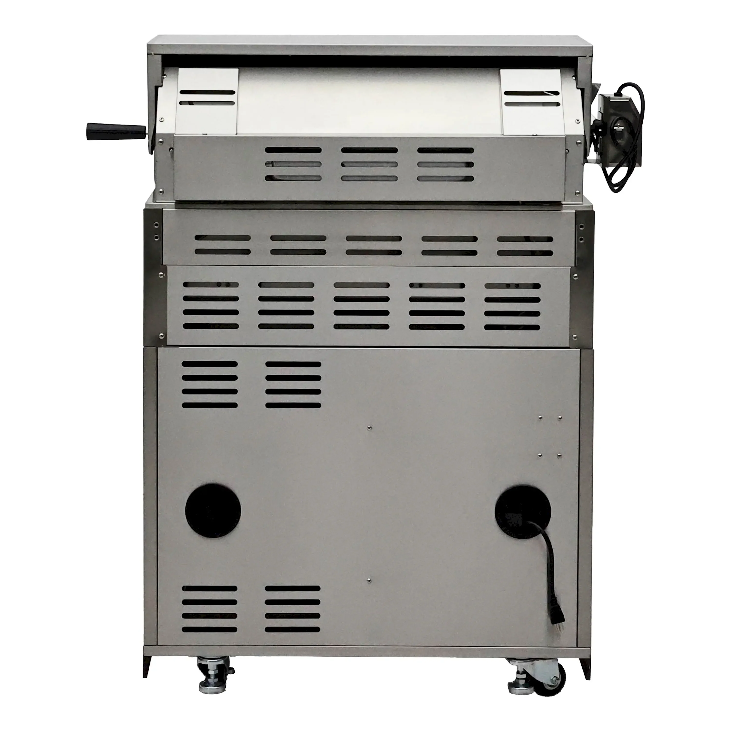 Forno Bulnes Outdoor Kitchen 30-Inch BBQ 60,000 BTU, with Sear, Rotisserie Infrared Burners, 1.8 Cu.Ft. Beverage Center, & Black Countertops (FODKT2506BLK) - Image 19