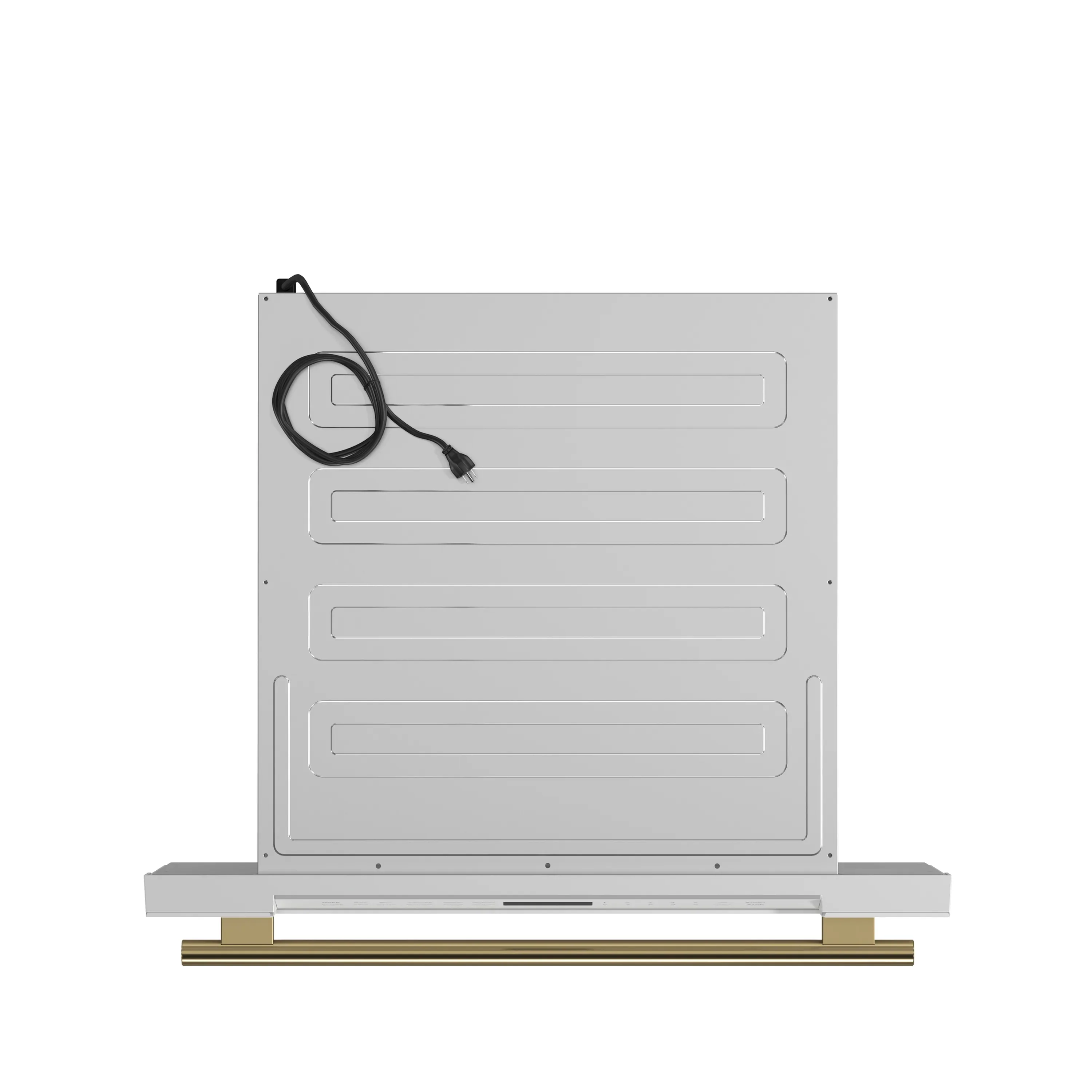 Forno Capoliveri Espresso 30-Inch 1.2 Cu.ft  Microwave Drawer in White with Antique Brass Trim (FMWDR3000-30WHT) - Image 9