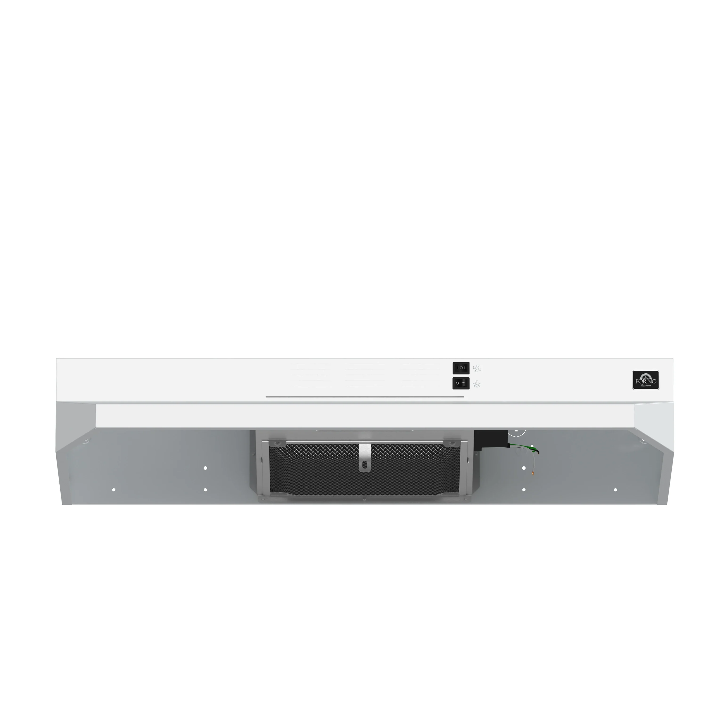 Forno Cappa 30-Inch 200 CFM Under Cabinet Range Hood in White (FRHUC5200-30WHT) - Image 5