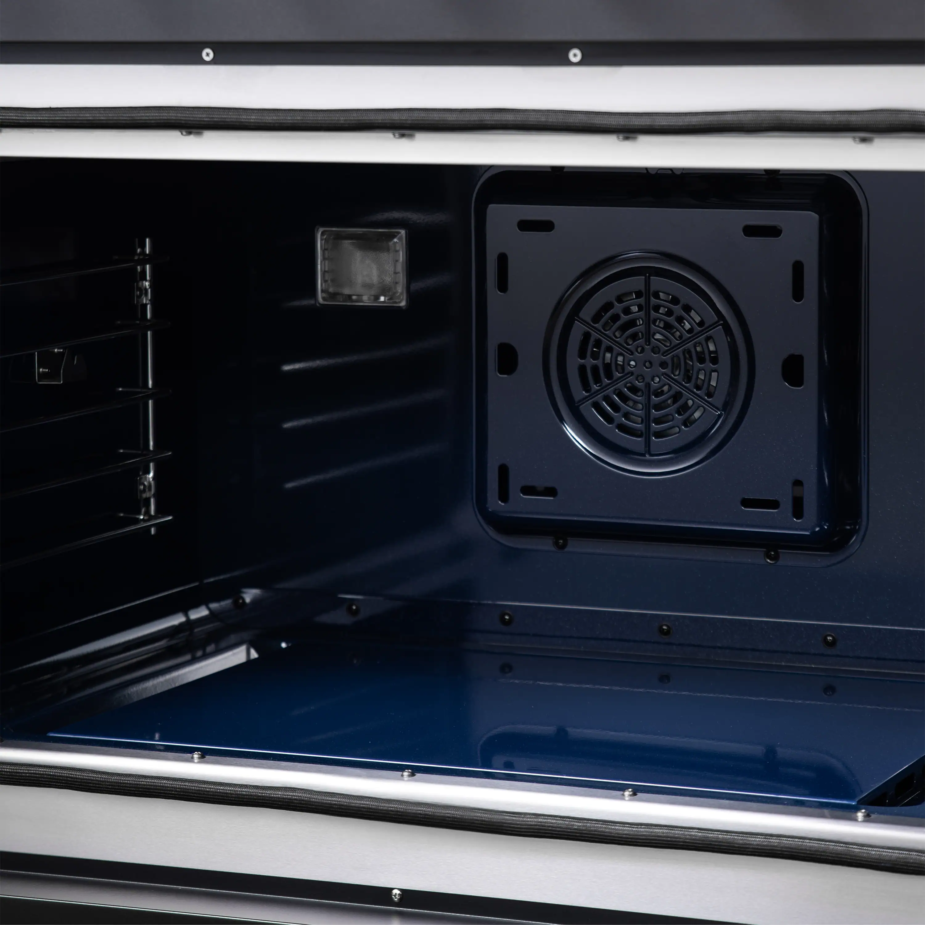 Forno Capriasca 36-Inch Freestanding French Door Dual Fuel Range in Black with Antique Brass Handle (FFSGS6387-36BLK) - Image 16
