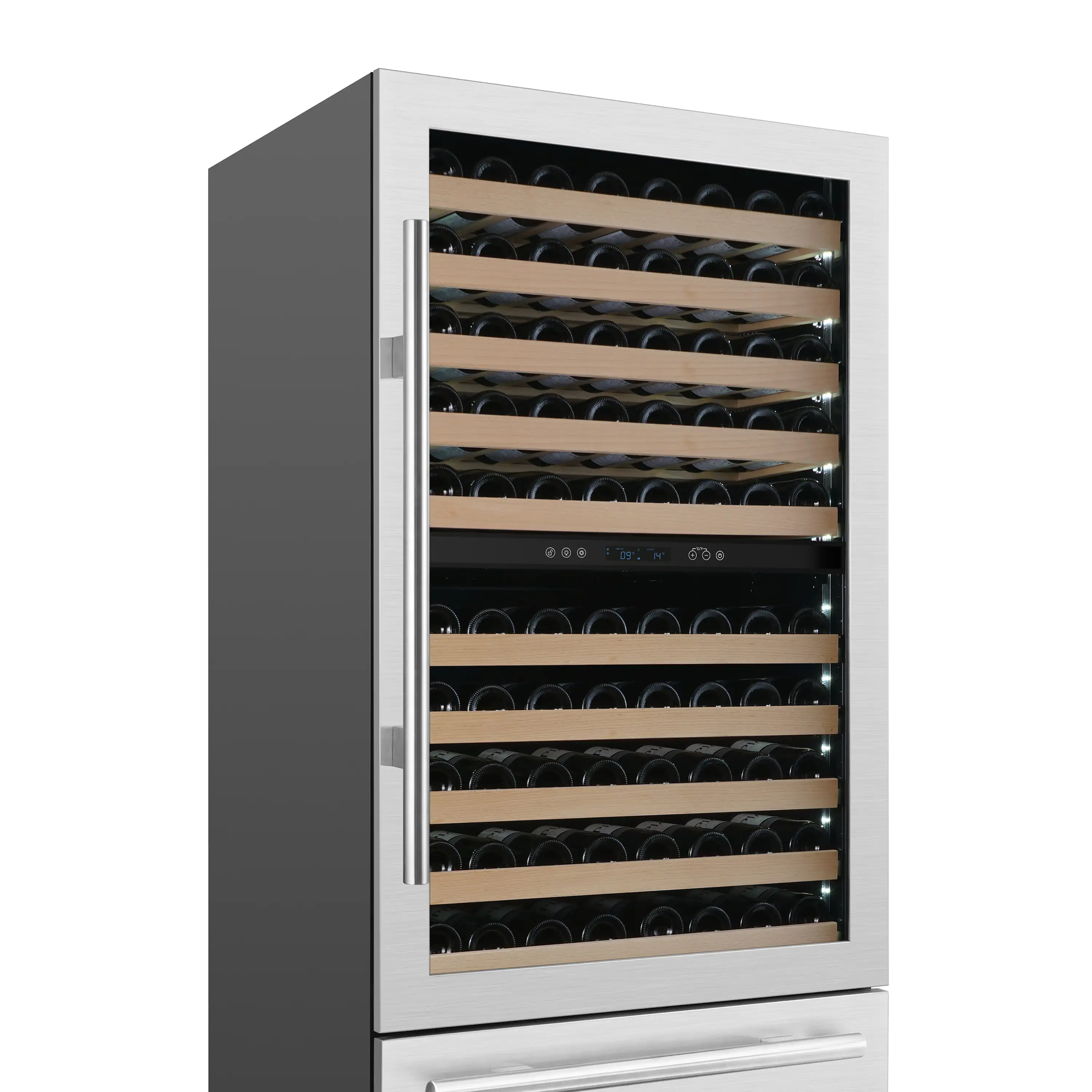 Forno Celano 30-Inch 21.3 Cu.ft Dual Zone Wine Cellar & Beverage Cooler (FWCDR6697-30S) - Image 9
