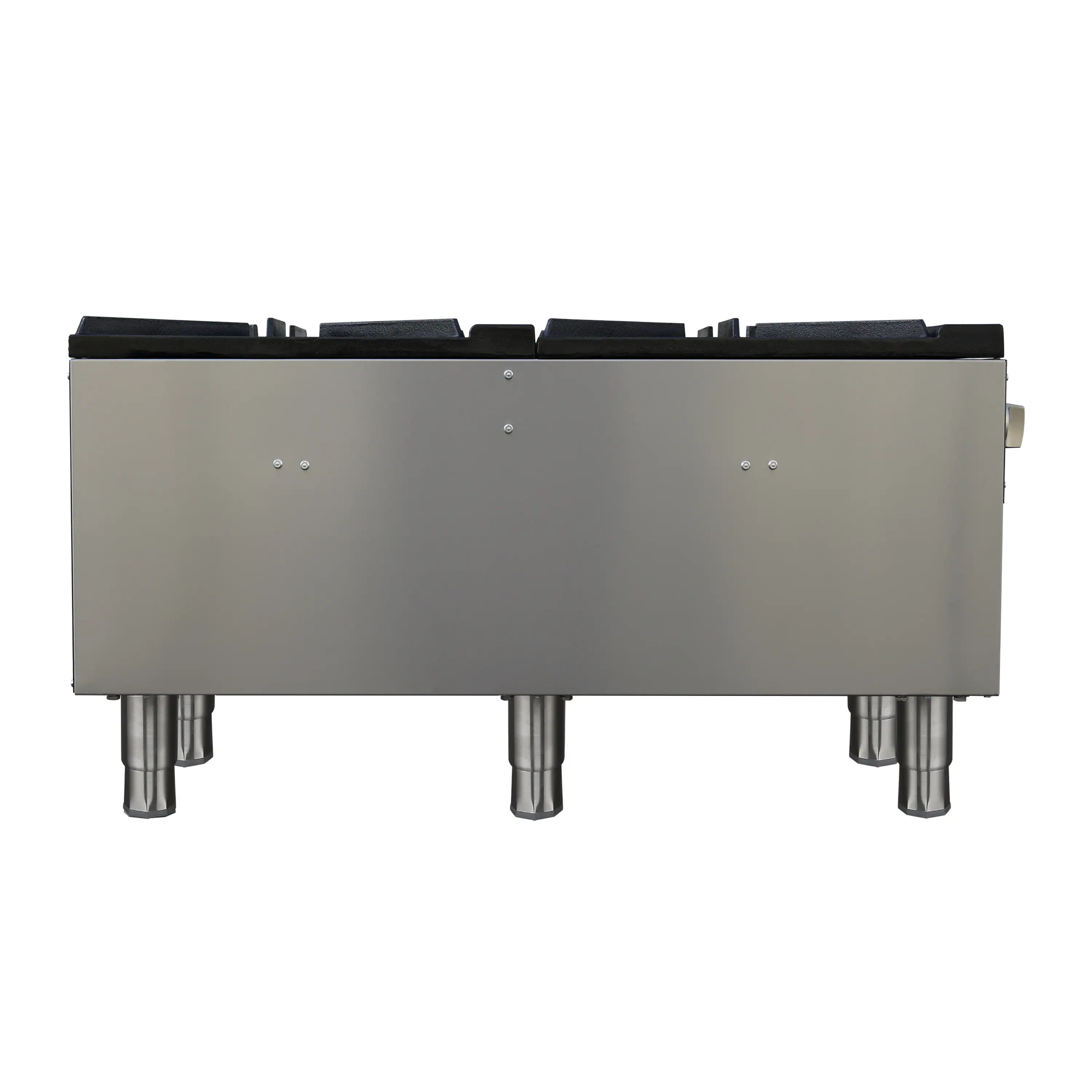 Forno Commerciale 18-Inch Gas Stock Pot Range with 2 Powerful 3-Ring Burners, 160,000 BTU in Durable Stainless Steel and Heavy-Duty Cast Iron Grates (FCMSP0094-18) - Image 7