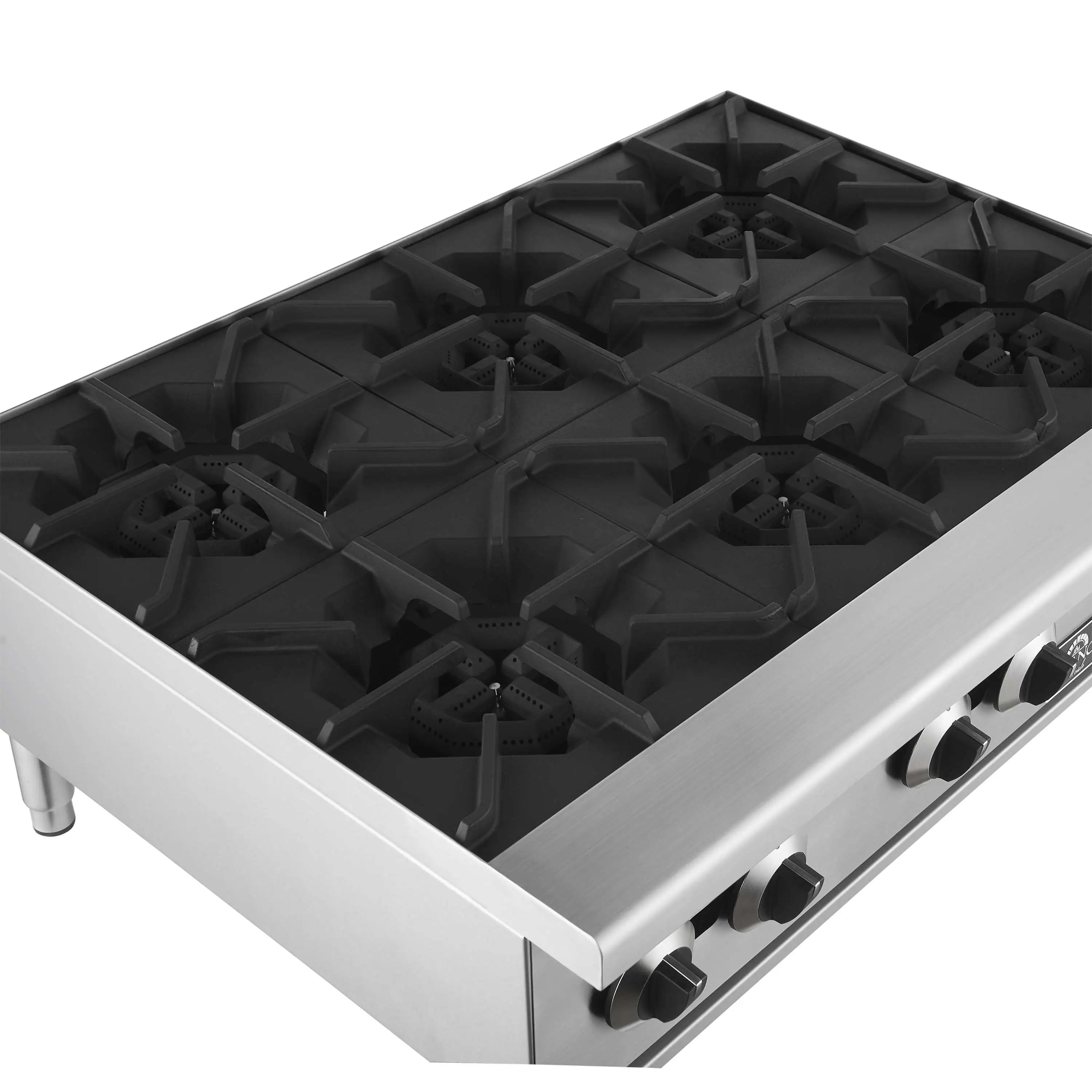 Forno Commerciale 36-Inch Gas Hotplate in Stainless Steel (FCMHP0079-36) - Image 6
