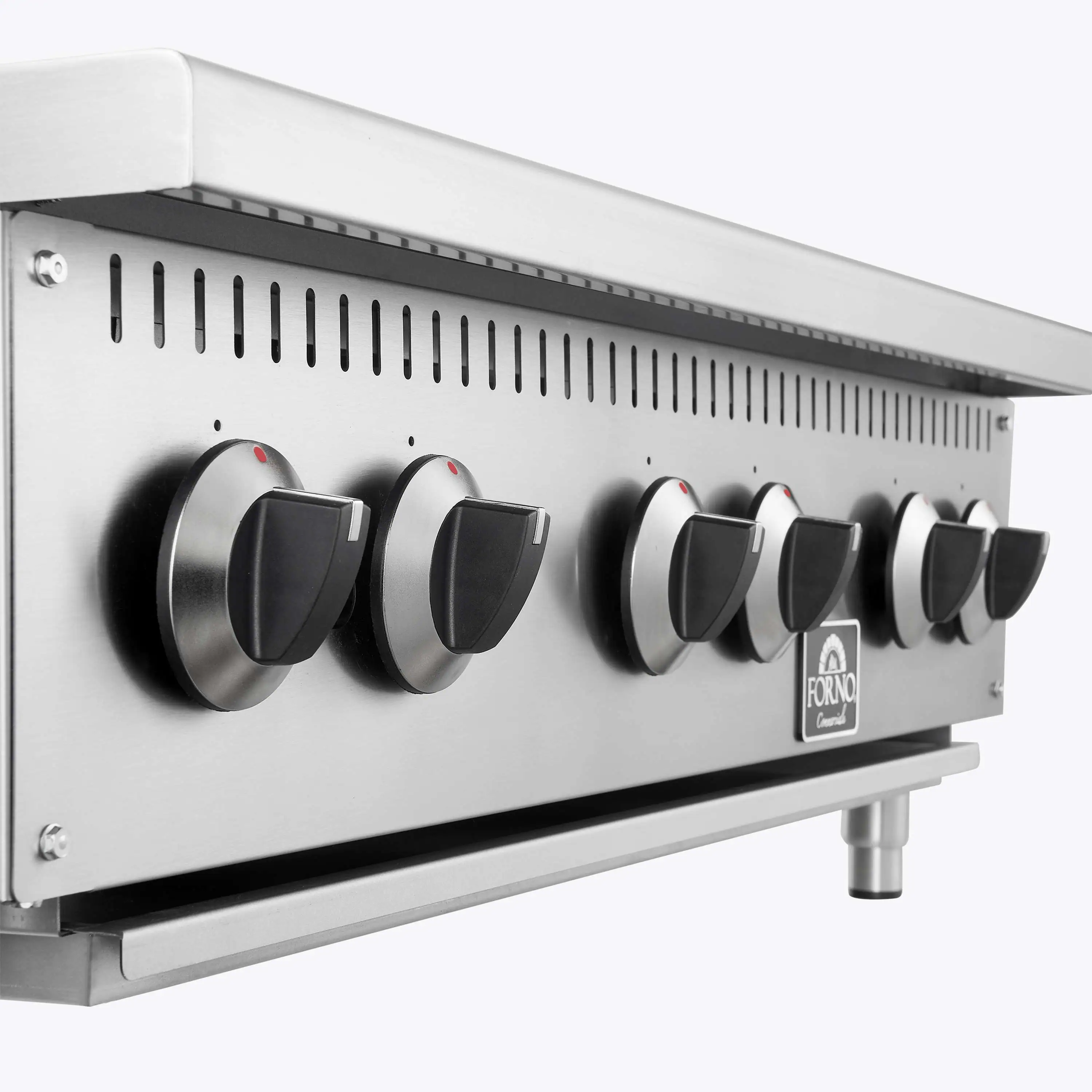 Forno Commerciale 36-Inch Gas Hotplate in Stainless Steel (FCMHP0079-36) - Image 7