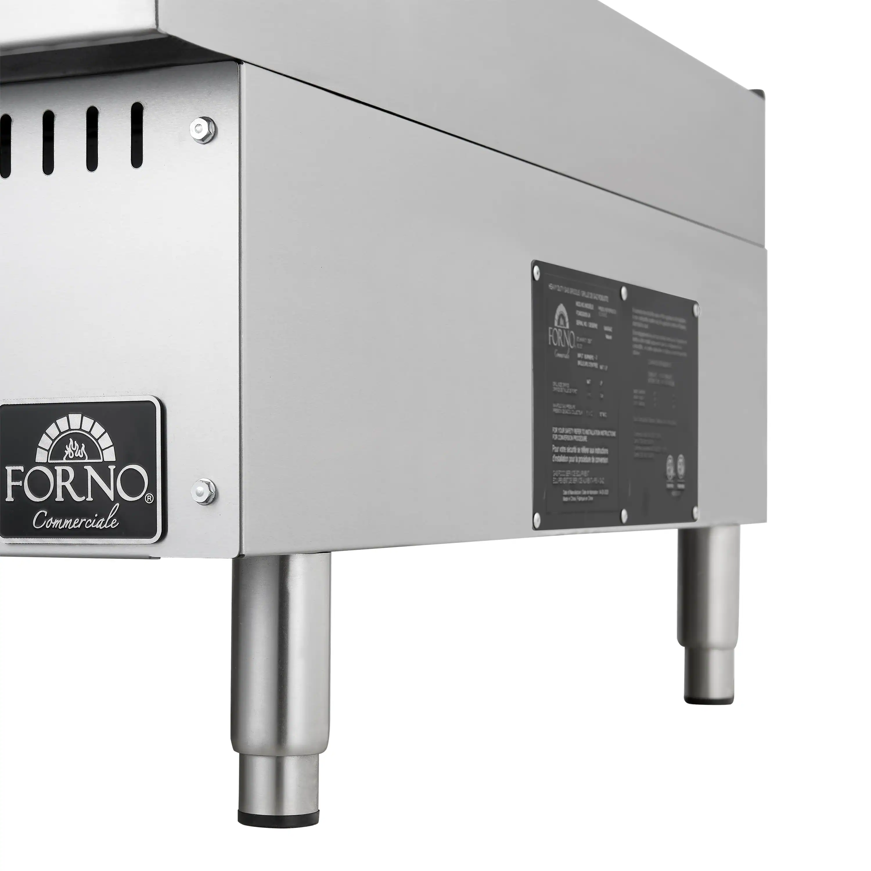 Forno Commerciale 24-Inch Gas Griddle in Stainless Steel (FCMGG0055-24) - Image 9