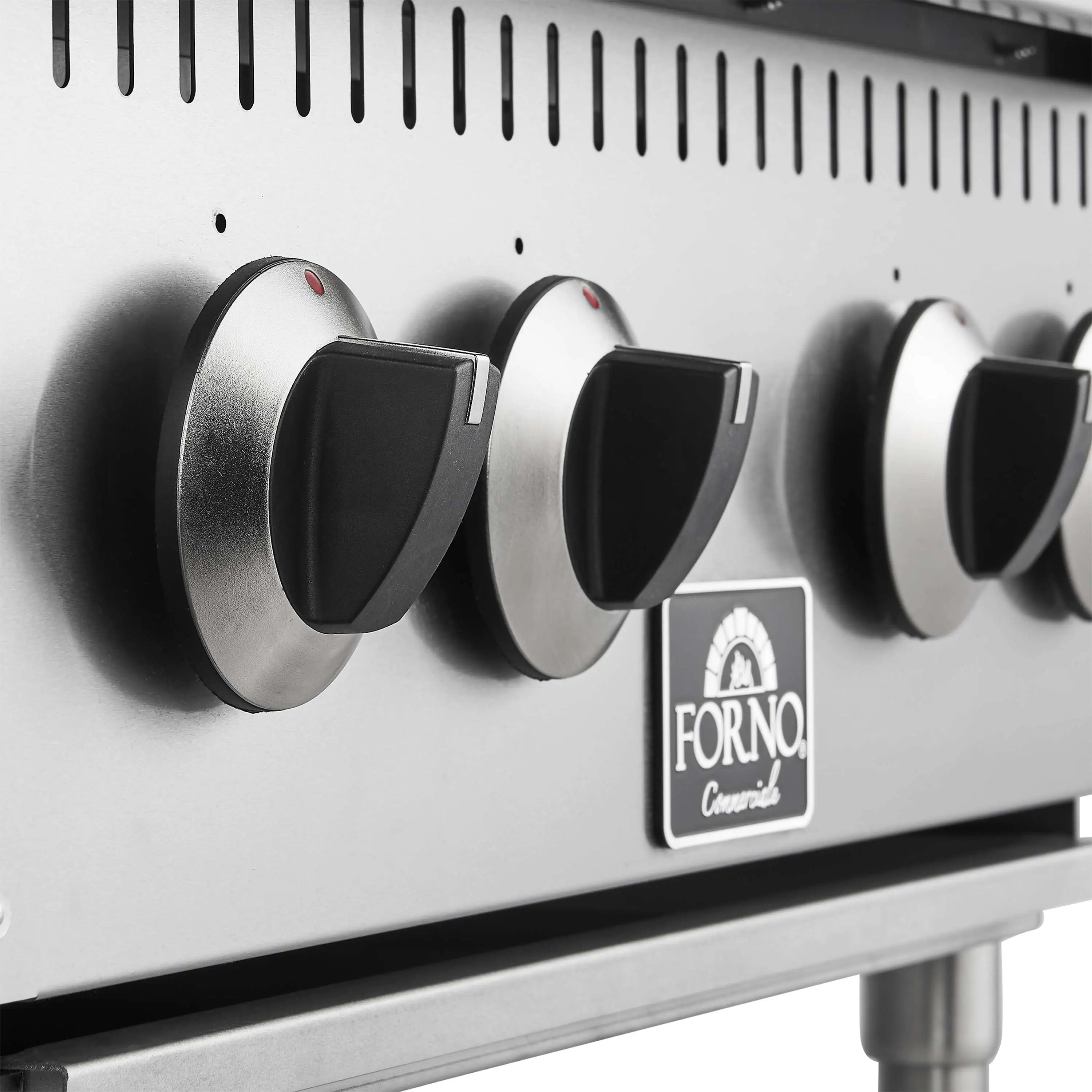 Forno Commerciale 24-Inch Gas Hotplate in Stainless Steel (FCMHP0079-24) - Image 7