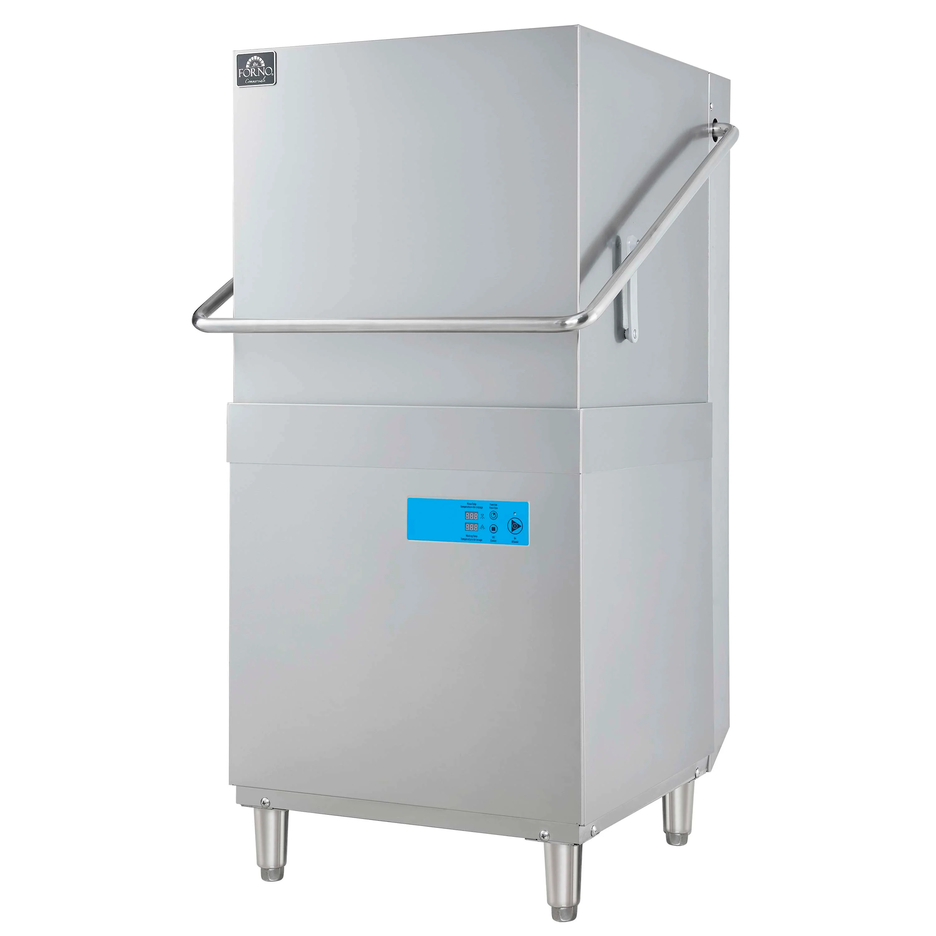 Forno Commerciale Hood Dishwasher in Stainless Steel, 26L Tank Capacity (FCMDW0031) - Image 3