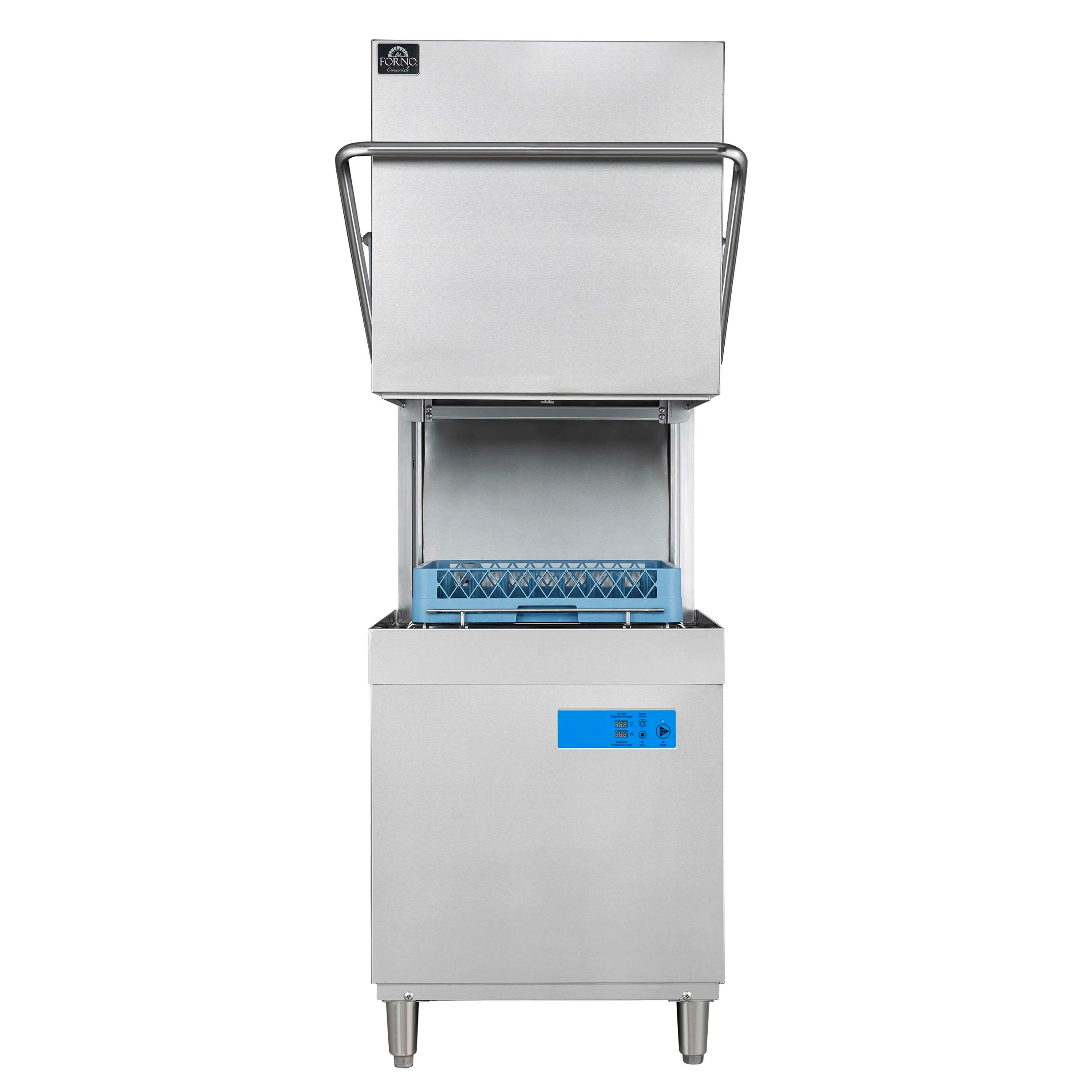 Forno Commerciale Hood Dishwasher in Stainless Steel, 26L Tank Capacity (FCMDW0031) - Image 5