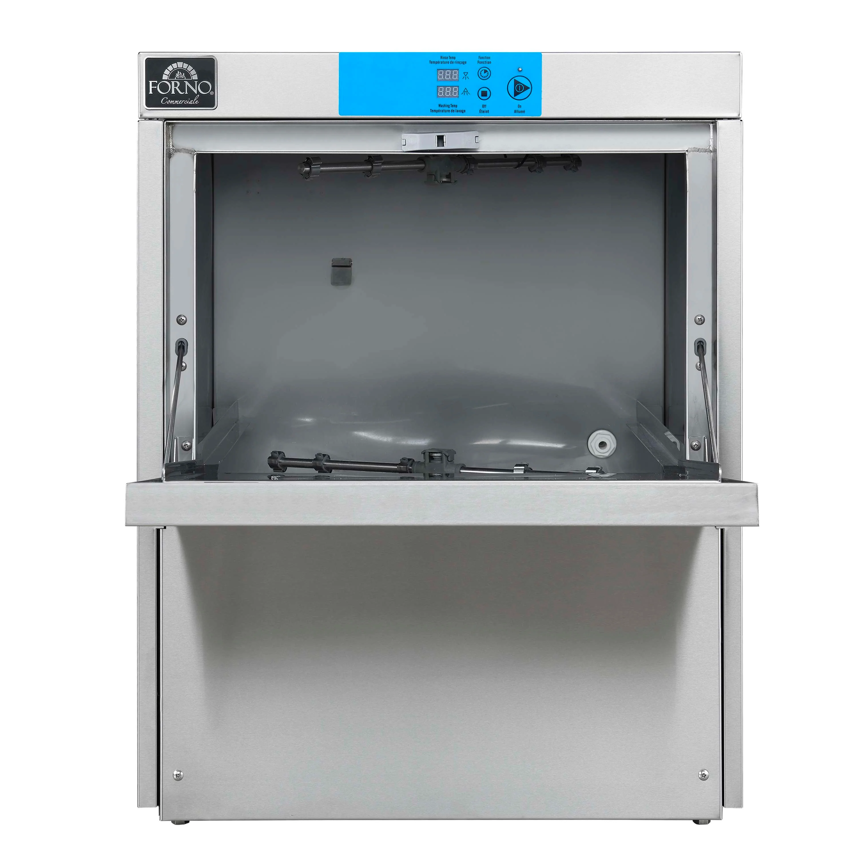 Forno Commerciale Undercounter Dishwasher in Stainless Steel, 23L Tank Capacity (FCMDW0024) - Image 4